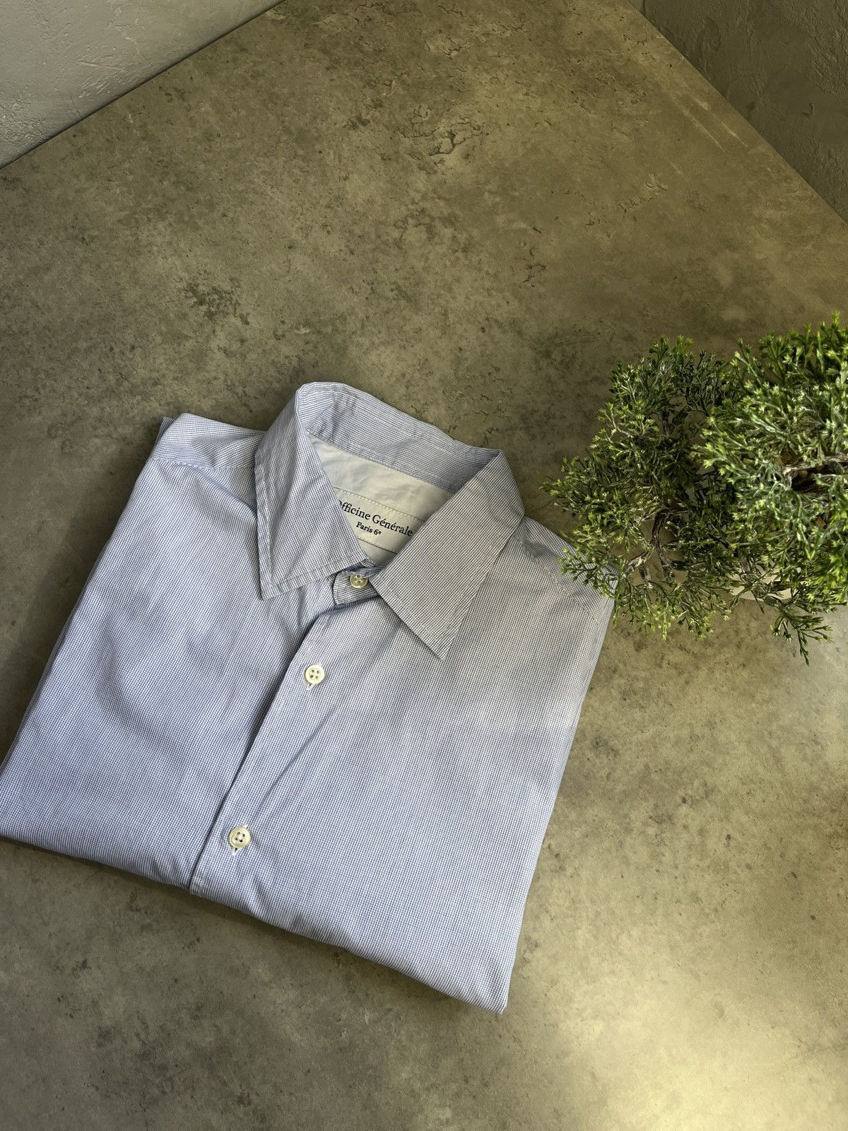 Officine Generale Officine Generale Long Sleeve Casual Button Down Shirt Size US S / EU 44-46 / 1 - 6 Thumbnail