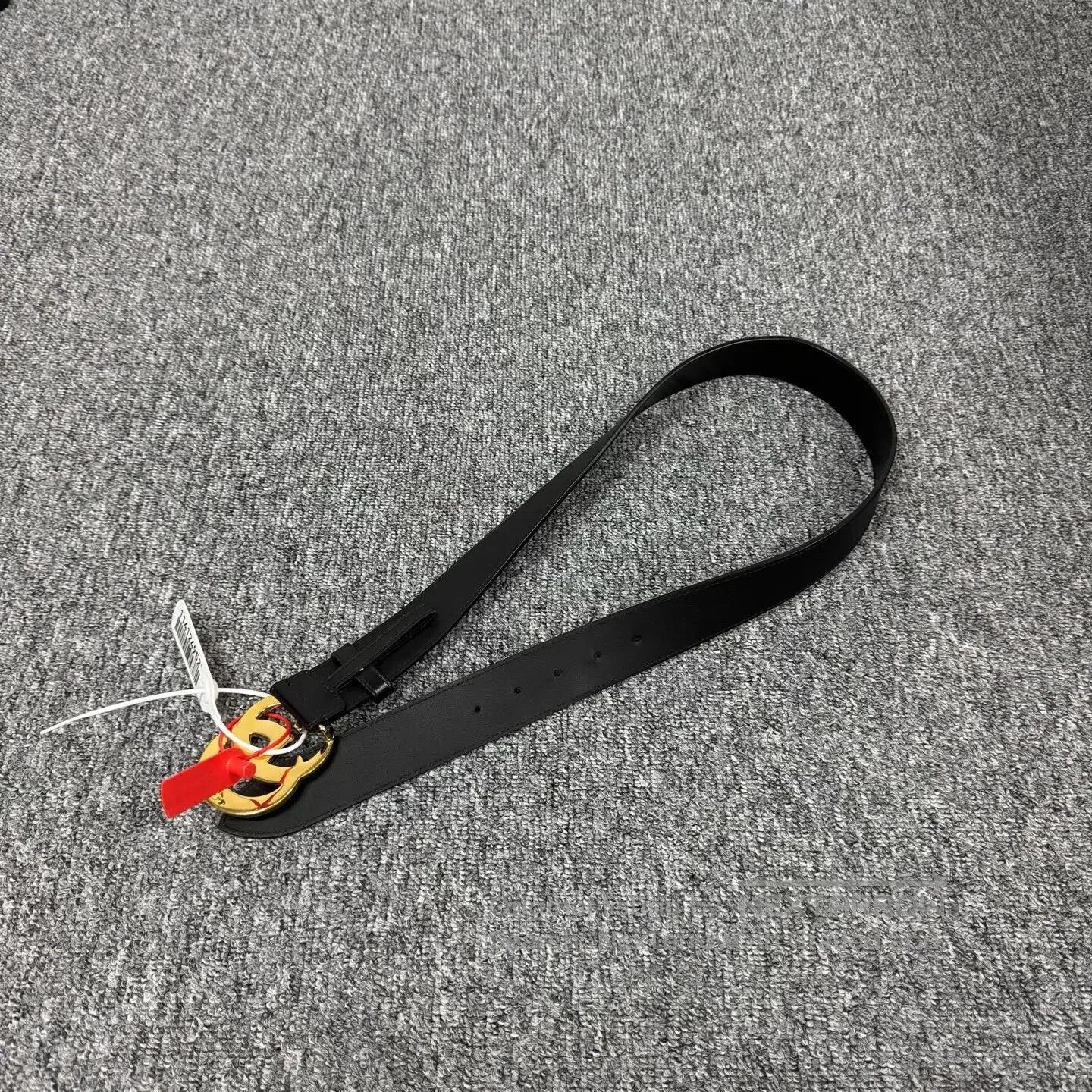 Gucci Guicci Dual-G Gold buckle belt strap| Size ONE SIZE - 4 Thumbnail