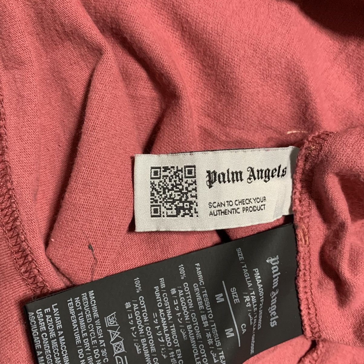 Palm Angels Palm Angels Medium Kill The Bear Burgundy Tee Size US M / EU 48-50 / 2 - 7 Thumbnail