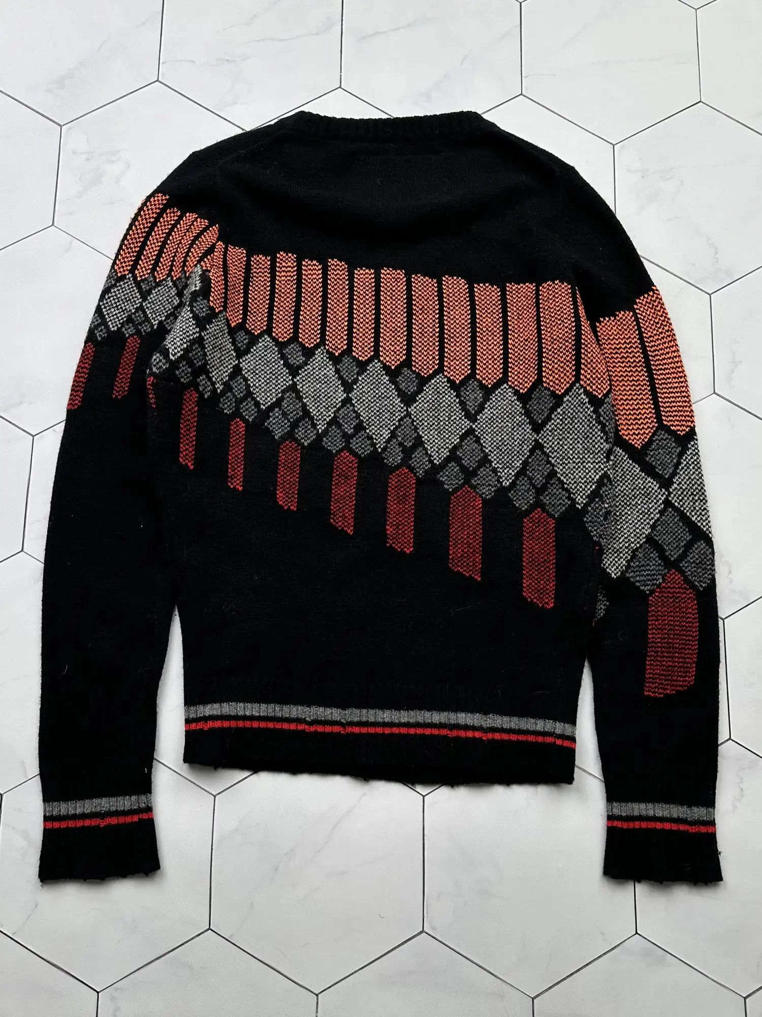 Diesel Diesel Vintage Distressed Wool Sweater (B212) Size M / US 6-8 / IT 42-44 - 6 Thumbnail