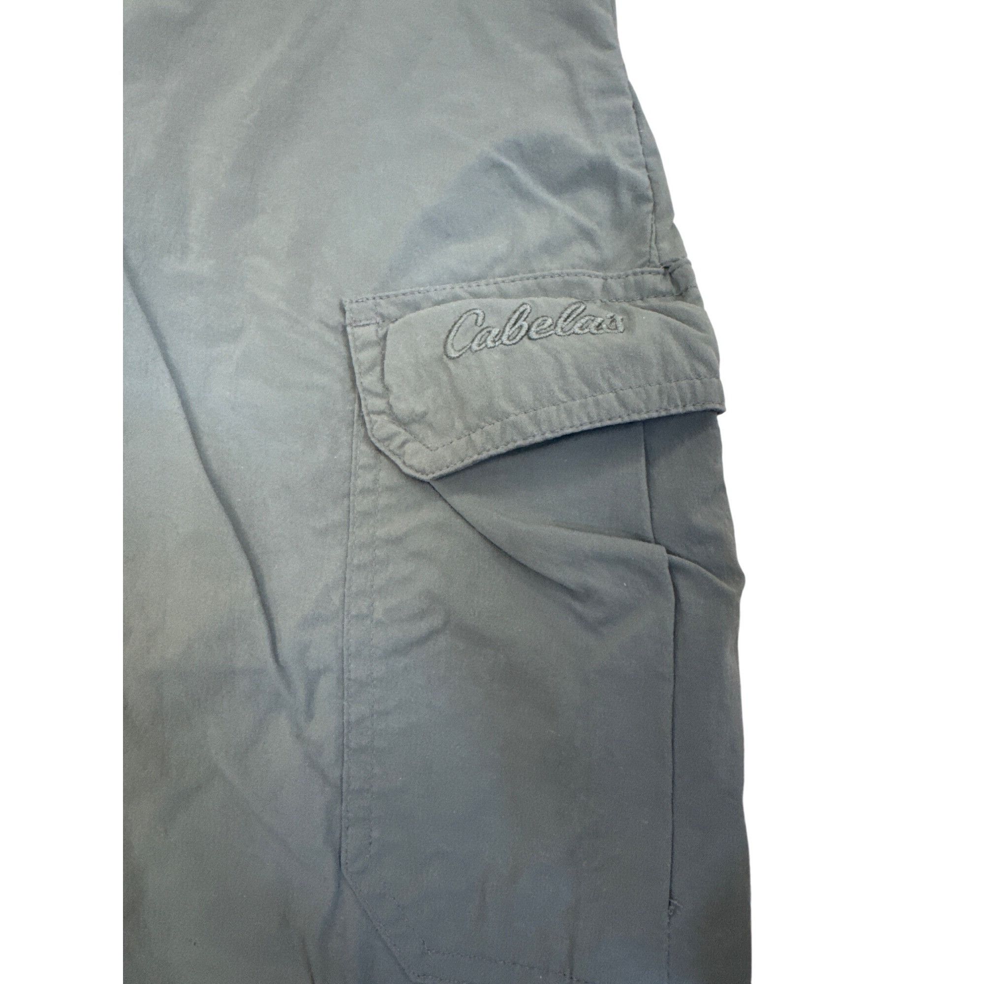 Cabelas Cabelas Mens Olive Cargo Shorts Size 34 x20 SKU 8292 Size US 34 / EU 50 - 3 Thumbnail