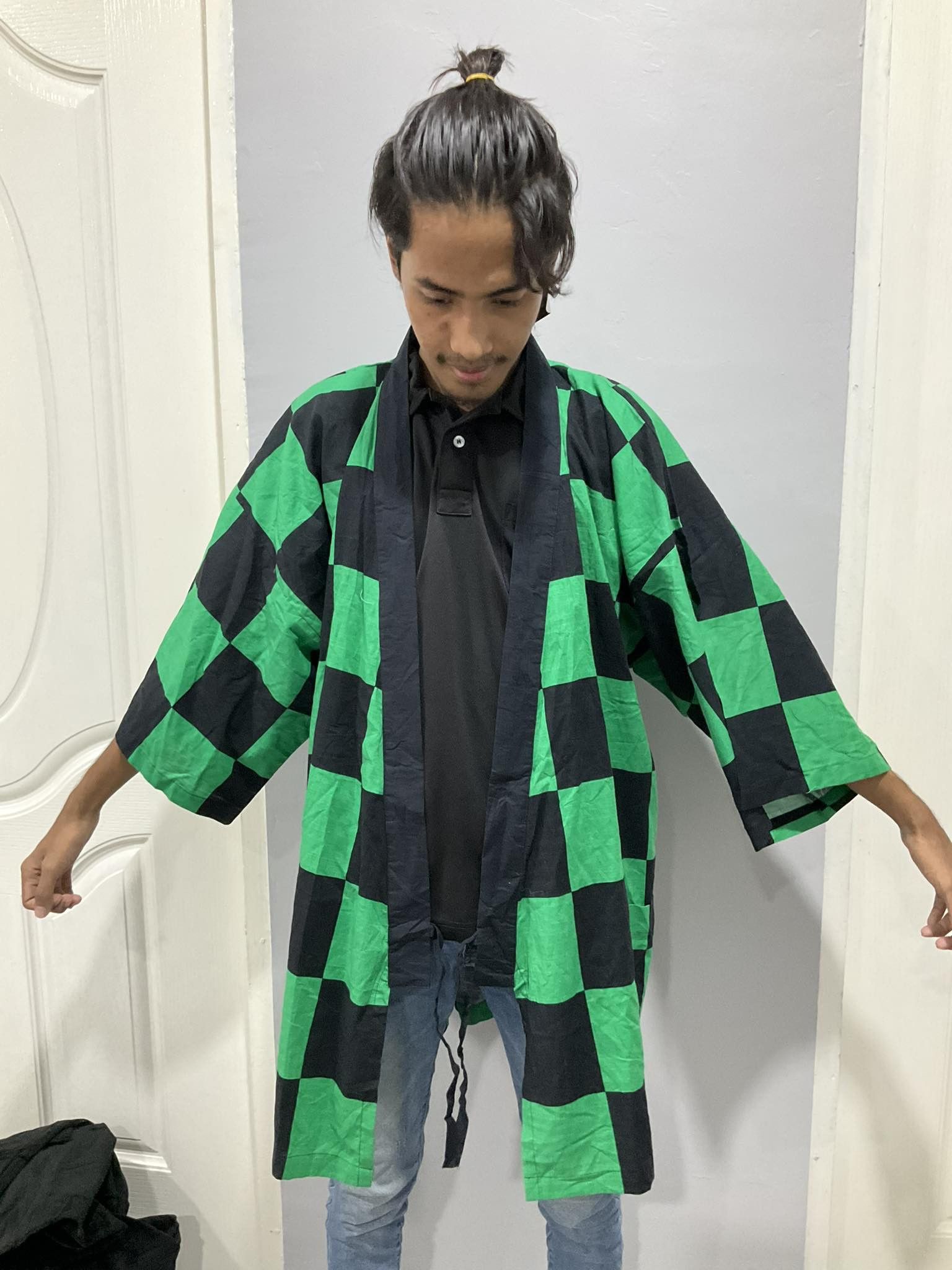 Cartoon Network × Japanese Brand Demon Slayer Kimono Tanjiro Deadstock Size US L / EU 52-54 / 3 - 7 Thumbnail