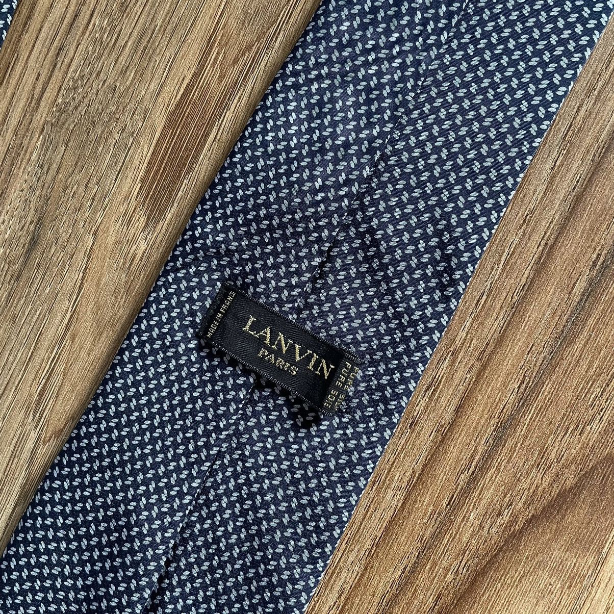 Lanvin Vintage Lanvin Paris Tie Silk Made In France Old Money Size ONE SIZE - 6 Thumbnail