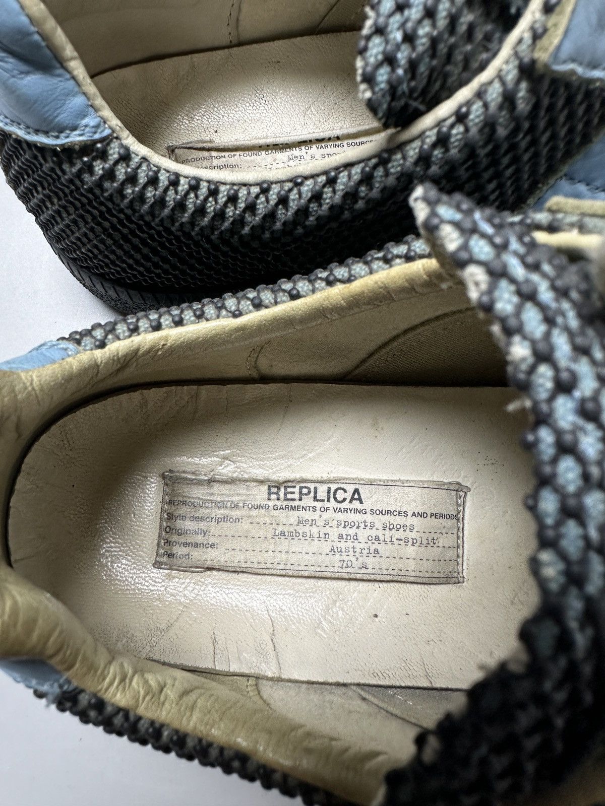 Maison Margiela S/S’15 MAISON MARGIELA - BLACK&BLUE GAT’S Size US 6.5 / EU 39-40 - 11 Thumbnail