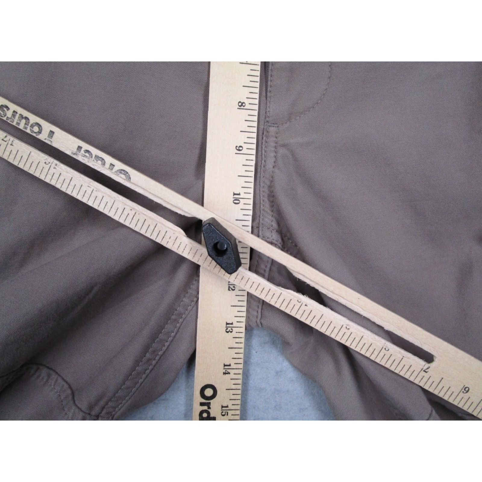 TNA VINTAGE TNA Cargo Pants Women’s 12 Brown Canvas Mid Rise Straight Leg Adjustable Waist Fall Spring Summer Winter Casual Workwear Size 34" / US 12 / IT 48 - 5 Thumbnail