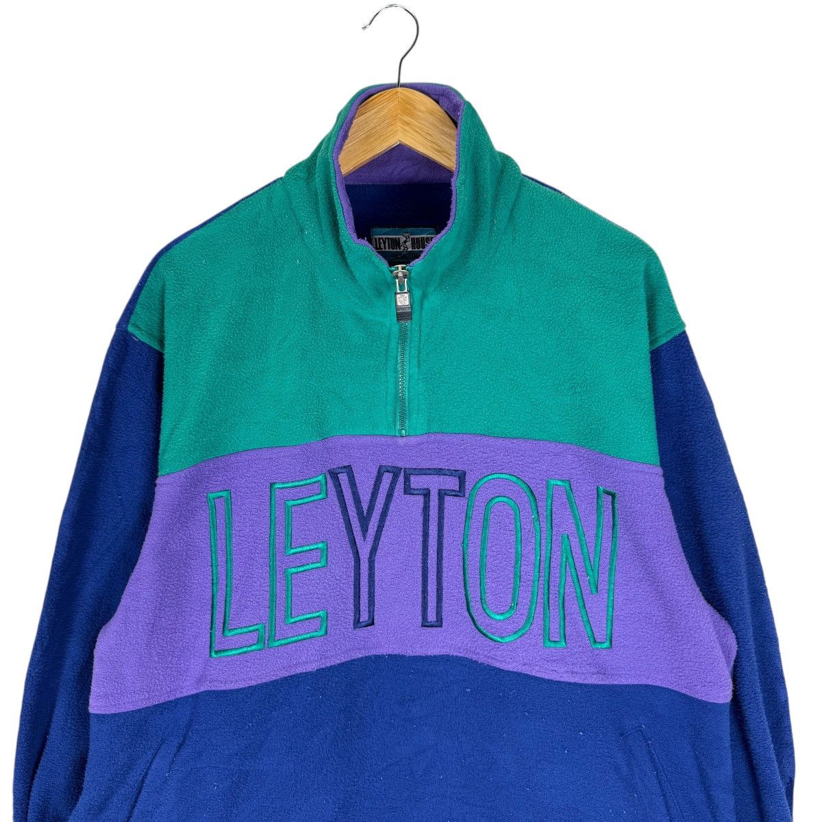 Sports Specialties ❄️LEYTON HOUSE RACING HALF ZIP FLEECE JUMPER Size US M / EU 48-50 / 2 - 3 Thumbnail