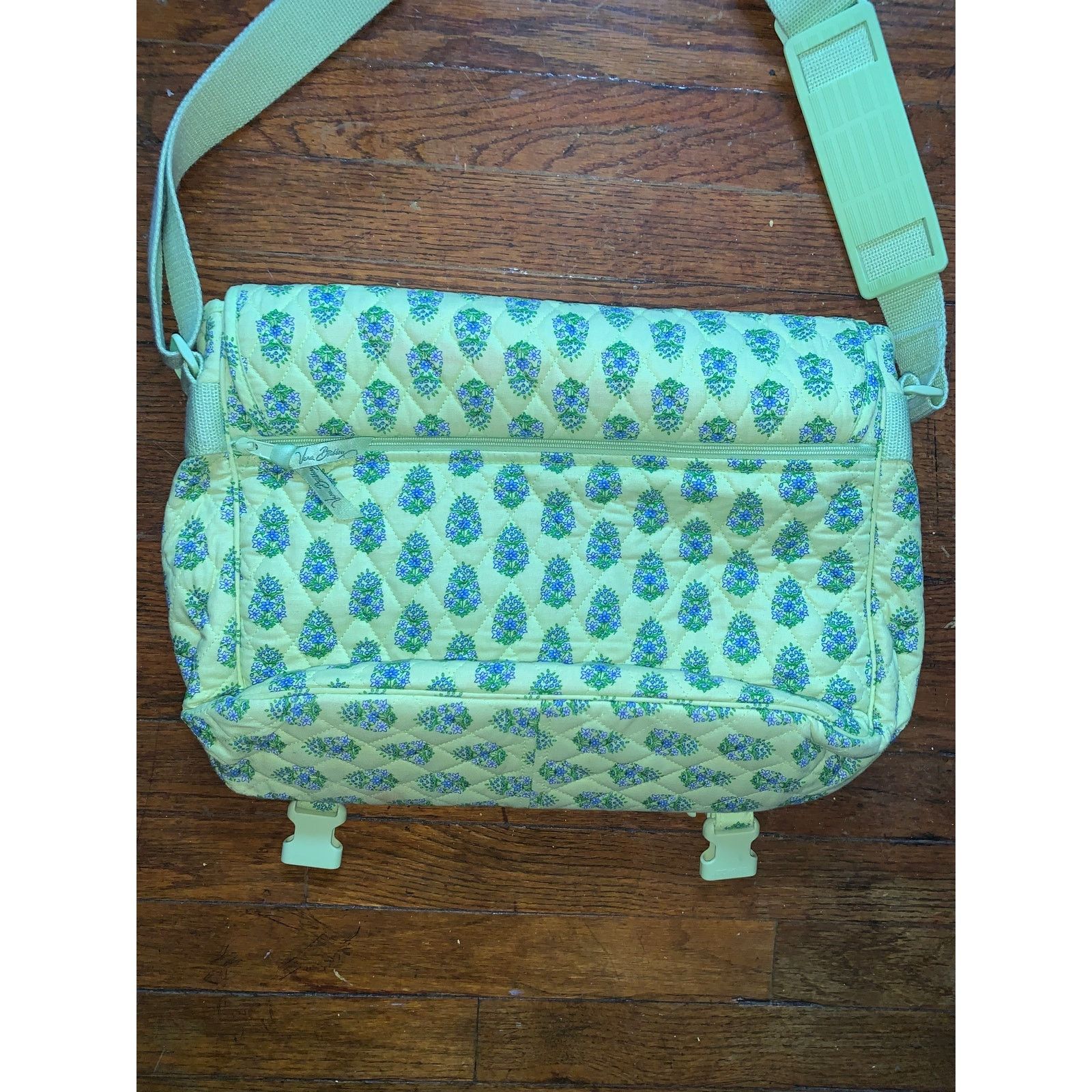 Vera Bradley Vera Bradley Patterned Bag Light Green Blue All Over Print Size ONE SIZE - 9 Thumbnail