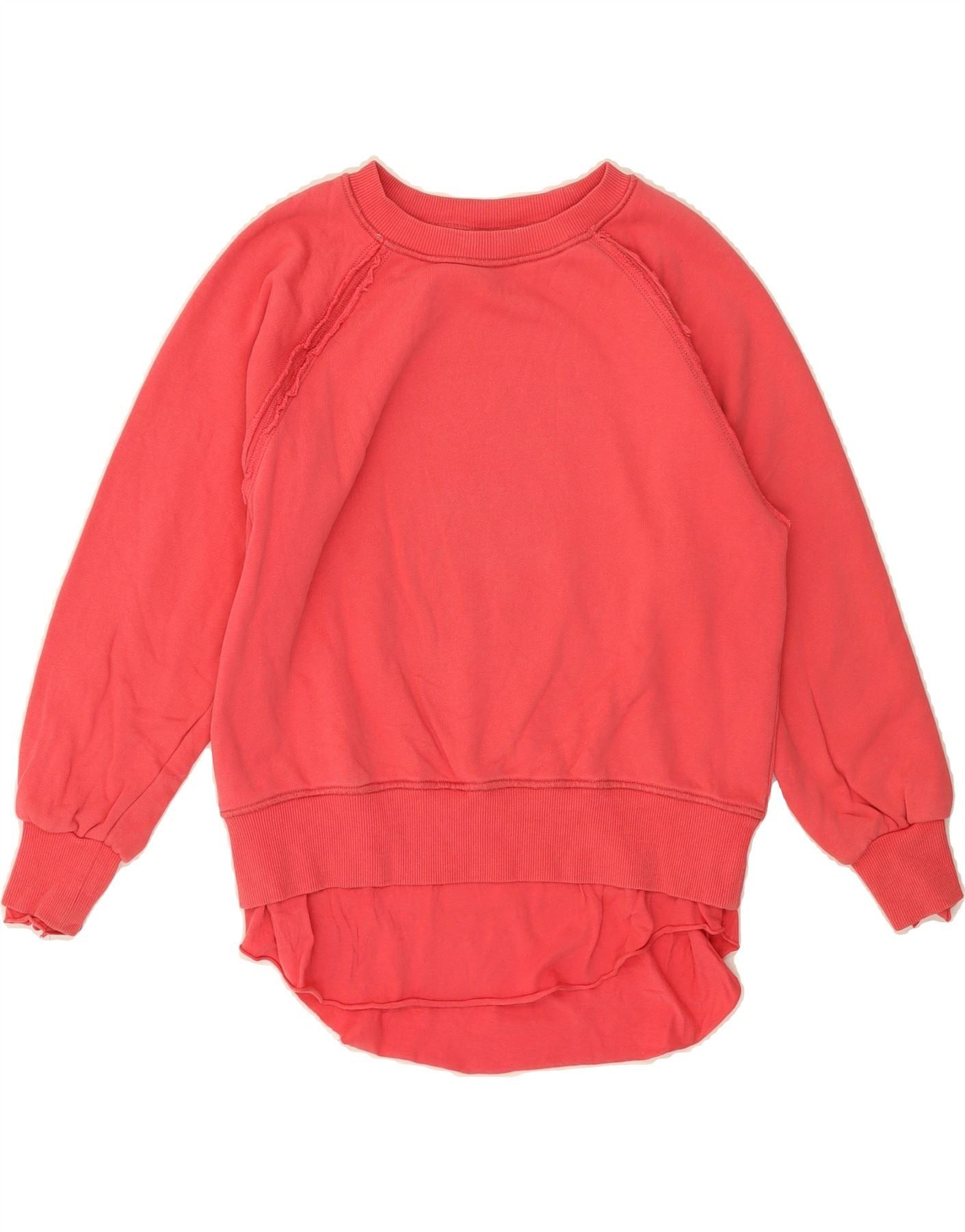 Diesel Girls Sweatshirt Jumper 11-12 Years Pink Cotton Size ONE SIZE - 1 Thumbnail
