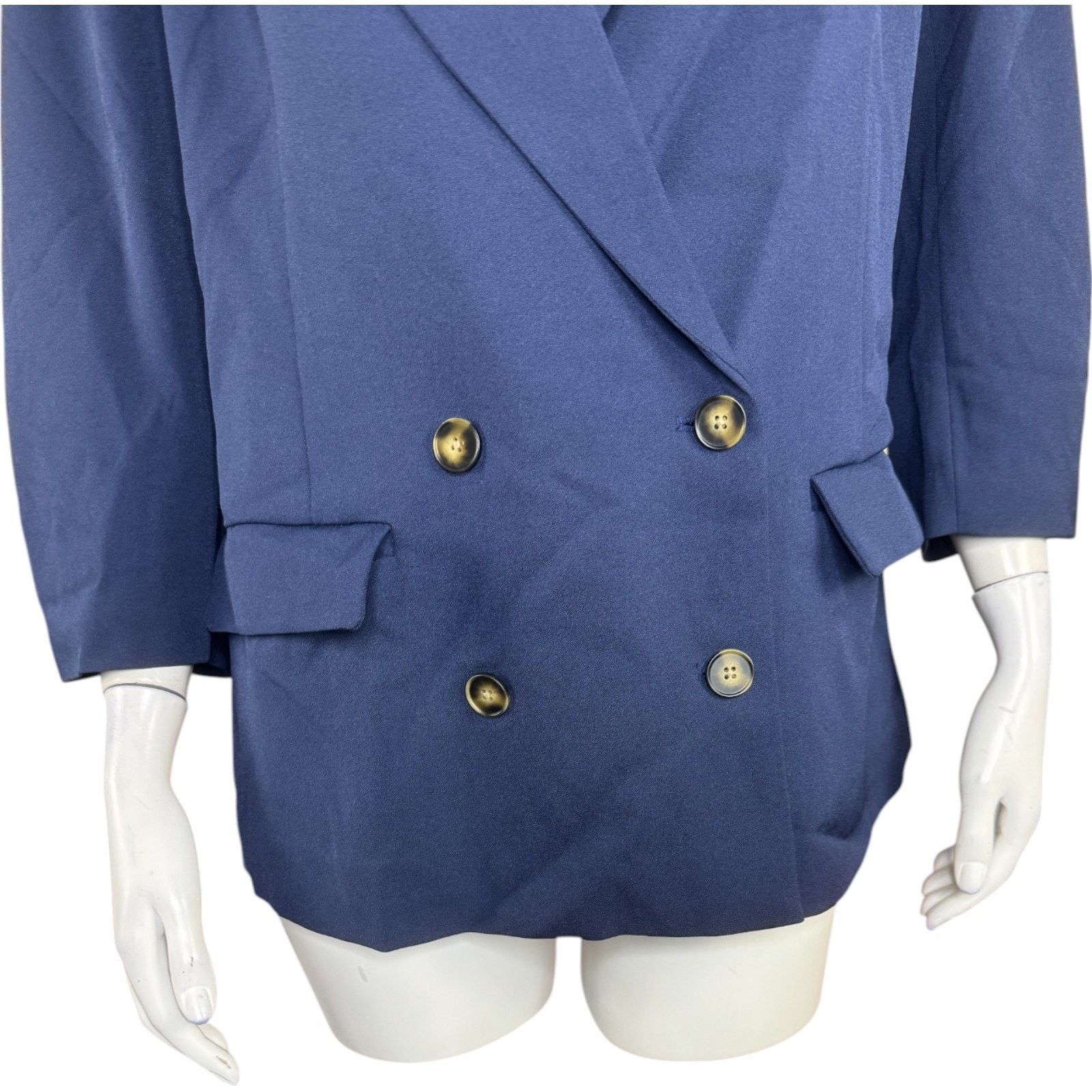Other Studio Park x Amy Stran Navy Blazer Medium NWOT Jacket Size M / US 6-8 / IT 42-44 - 6 Thumbnail