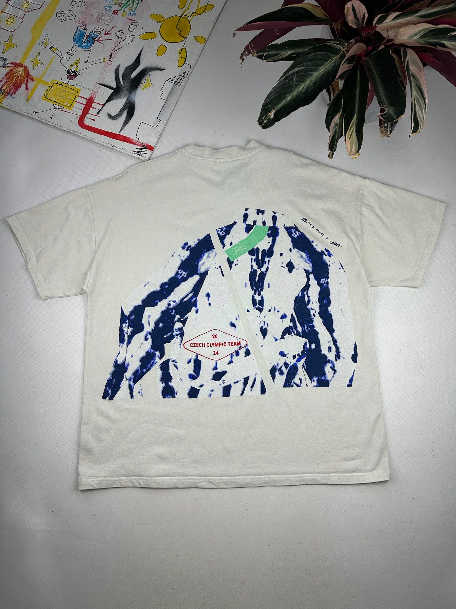 Vintage ART TEE jansociete JAN OLYMPIC Edition alpine pro acid print Size US L / EU 52-54 / 3 - 5 Thumbnail