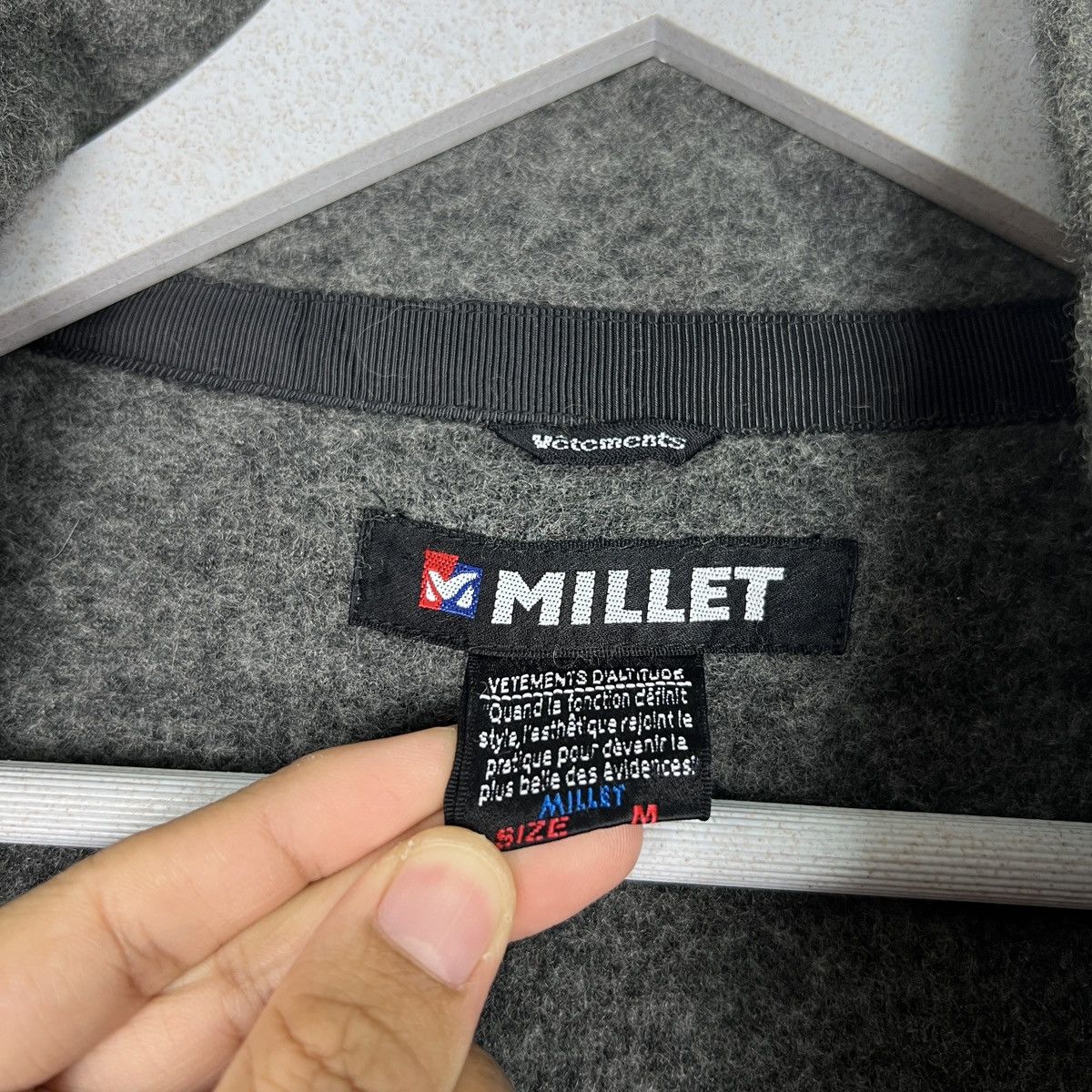 Vintage 🔥 1999 MILLET WOOL ZIPPER JACKET Size US M / EU 48-50 / 2 - 15 Thumbnail