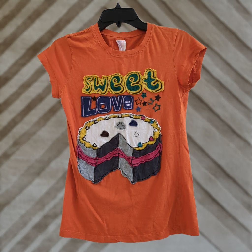 Vintage VINTAGE trafaluc Women's T-Shirt Orange Medium Crew Neck Short Sleeve 90s Size M / US 6-8 / IT 42-44 - 1 Thumbnail