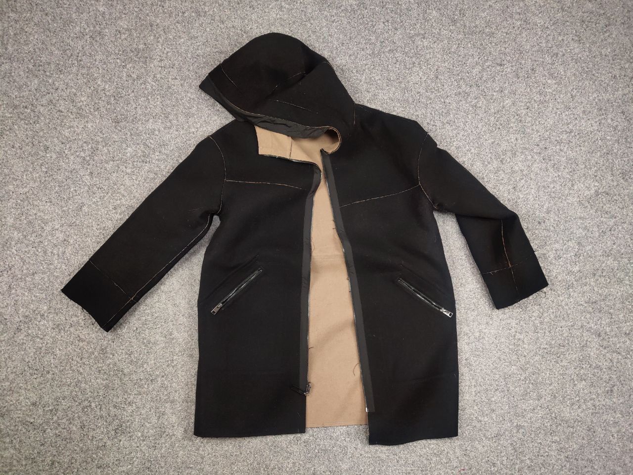 Other Marc Cain Design Reversible Coat Hooded Classic Jacket Size XL / US 12-14 / IT 48-50 - 18 Thumbnail