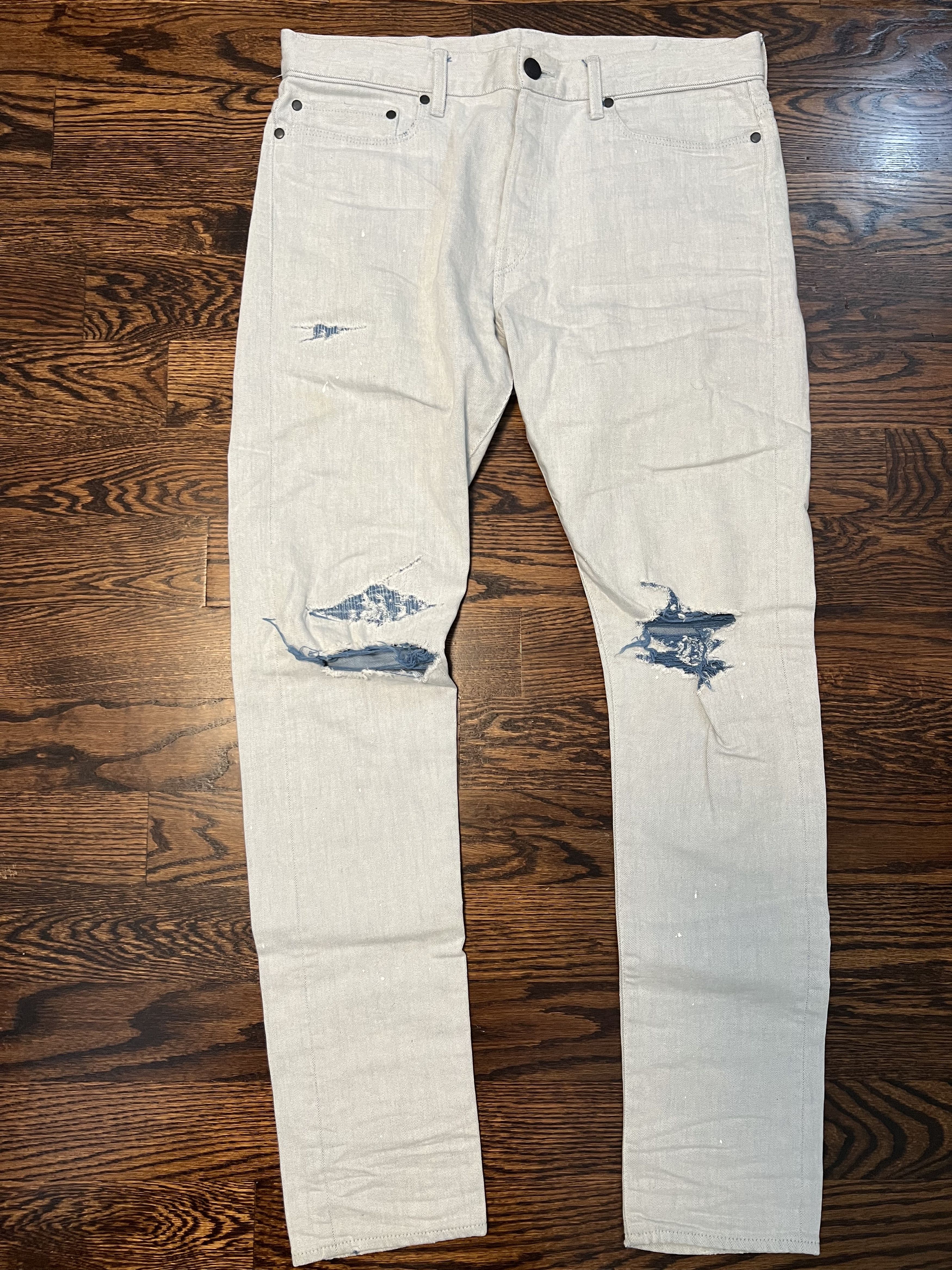 John Elliott Reverse Indigo Weft Denim - Cast 2 - Size 34 Size US 34 / EU 50 - 1 Thumbnail