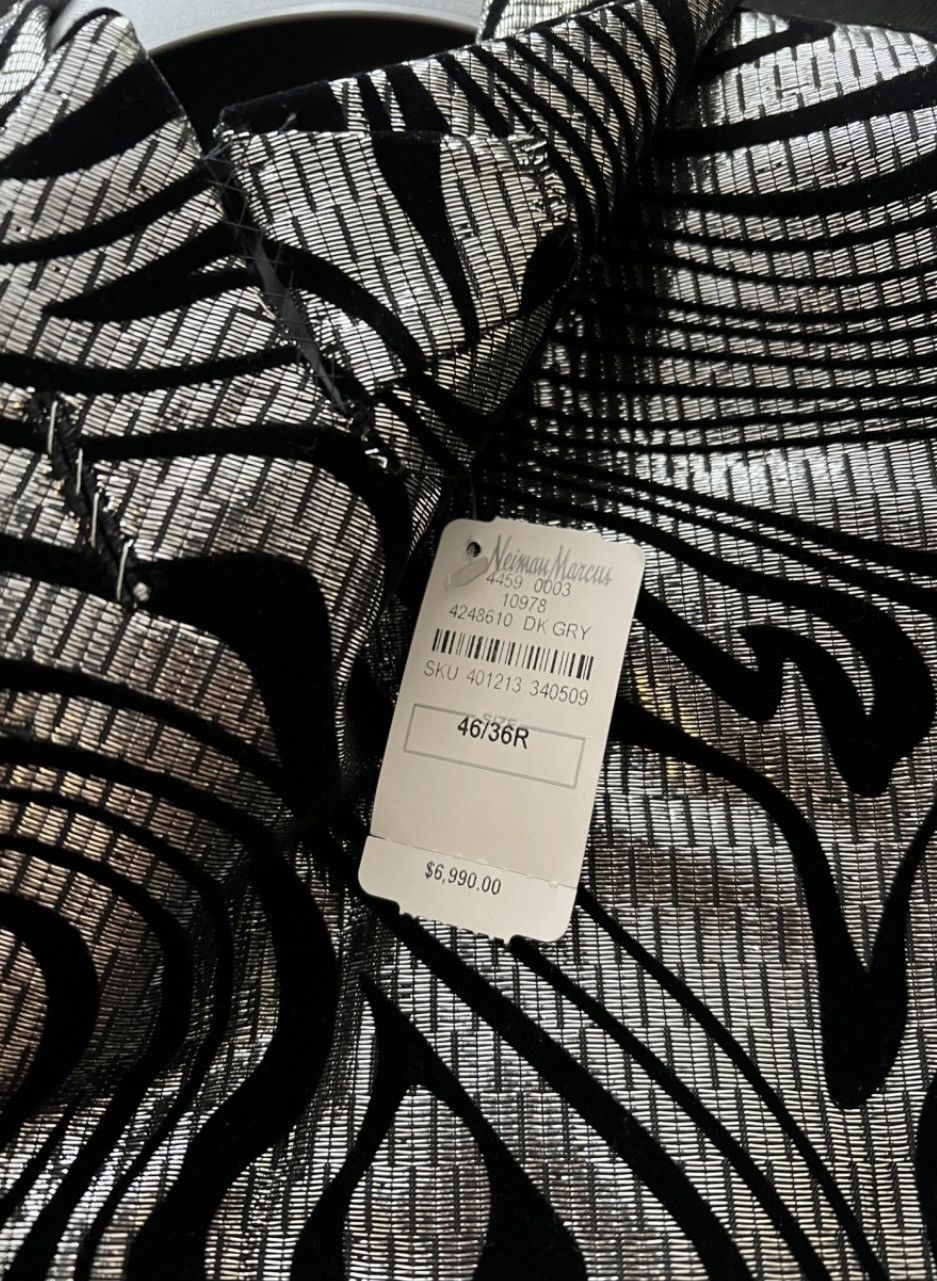 Tom Ford Tom Ford silver lurex blazer Size 46R - 3 Thumbnail