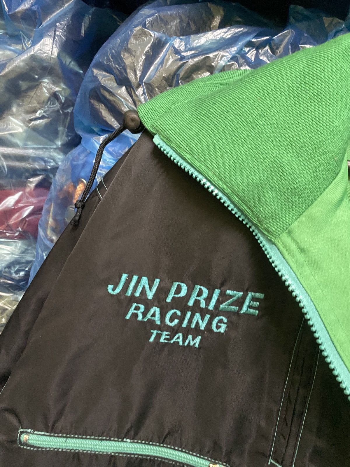 Vintage VINTAGE 80S JIN PRIZE RACING TEAM BY JIN SAITO BOMBER JACKET Size US L / EU 52-54 / 3 - 4 Thumbnail