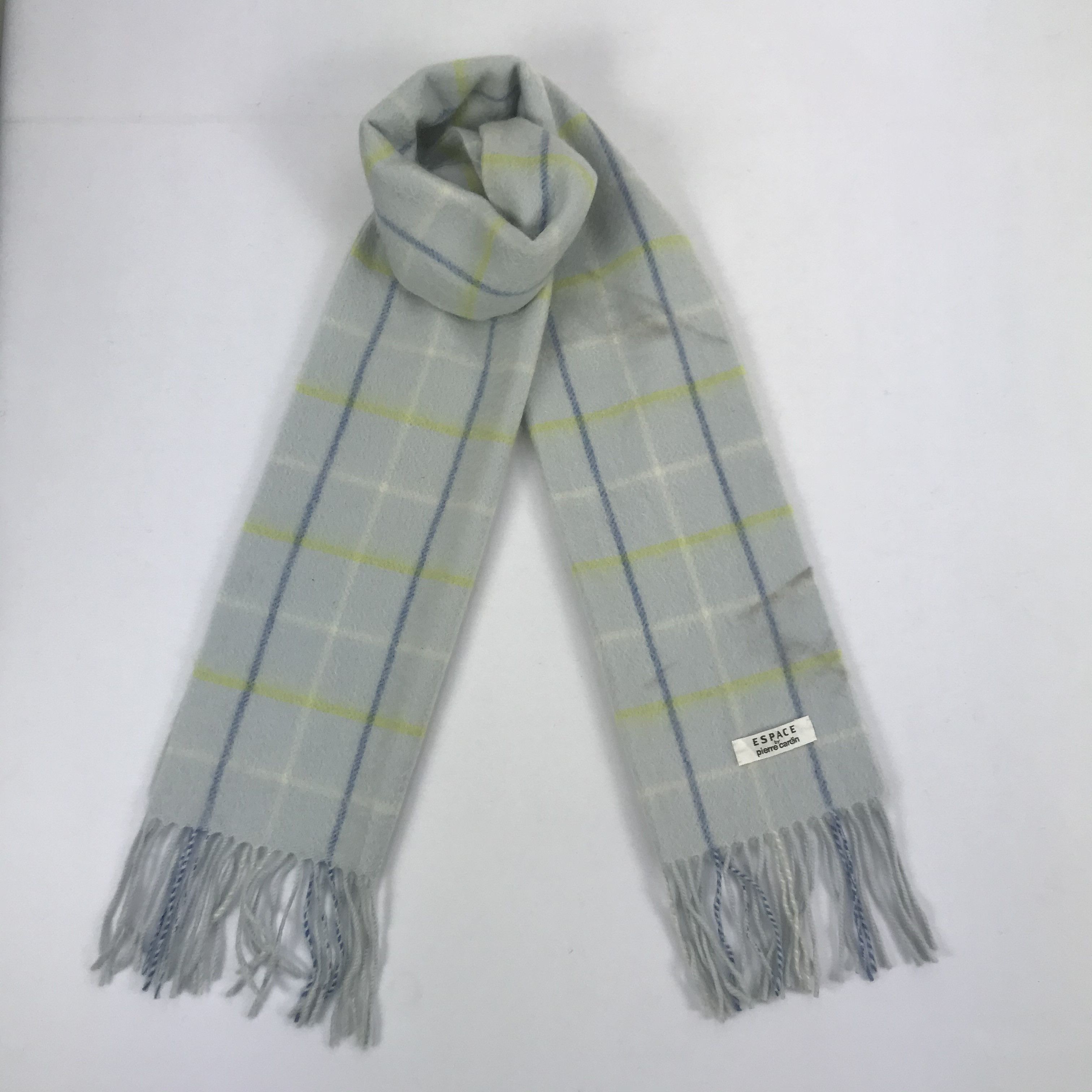 Vintage Pierre Cardin Scarf Muffler Wool Cashmere Scarves