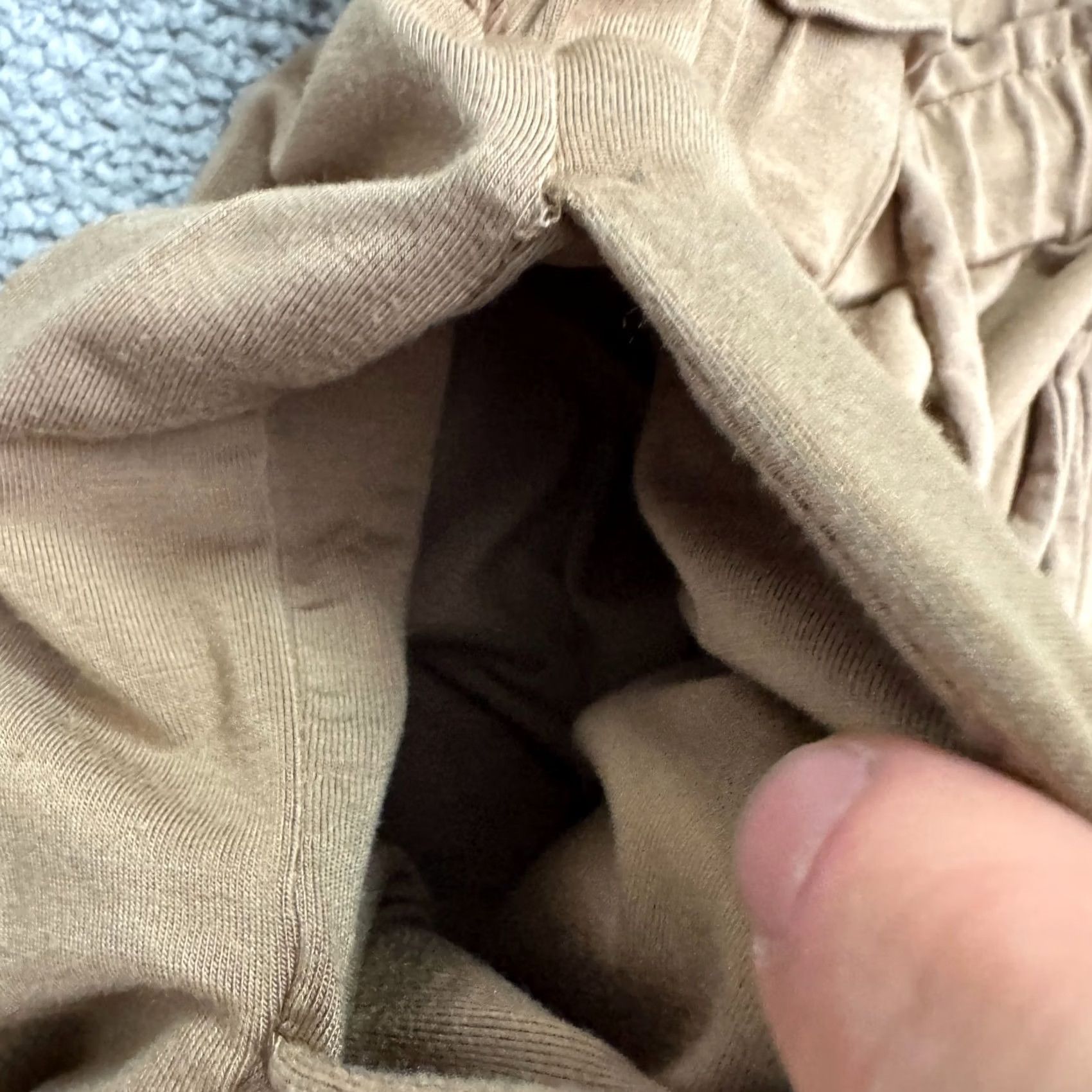 Vintage Knix Lounge Pants Womens Small Camel Brown Modal Elastic Waist Wide Leg Casual Size 28" / US 6 / IT 42 - 5 Thumbnail