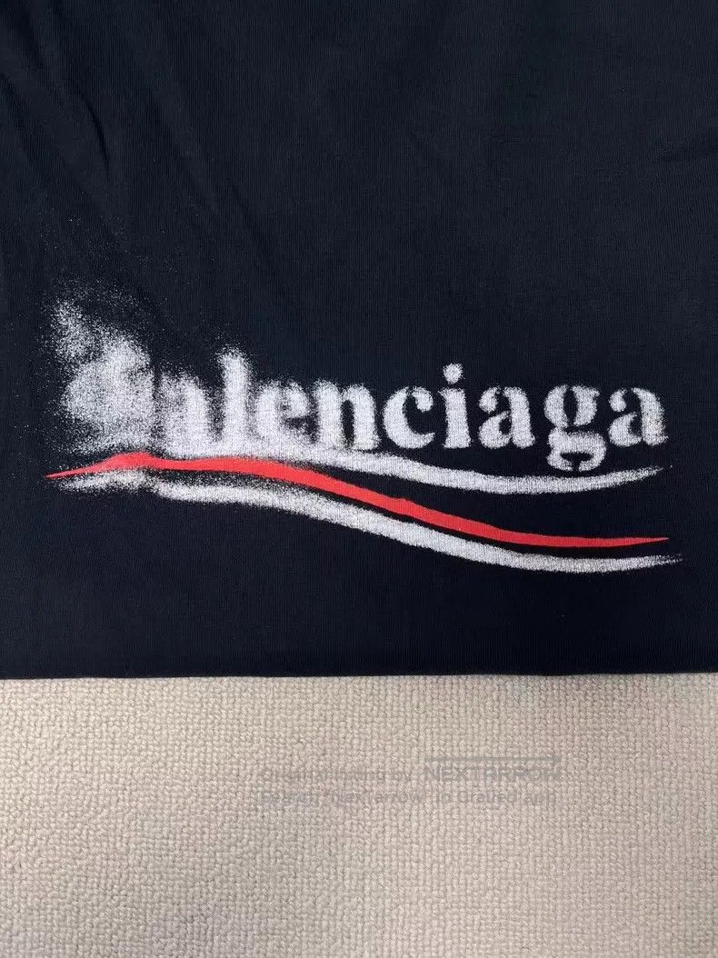 Balenciaga Balenciaga Letter Printed Round Neck Short Sleeve T-Shirt Size US S / EU 44-46 / 1 - 3 Thumbnail