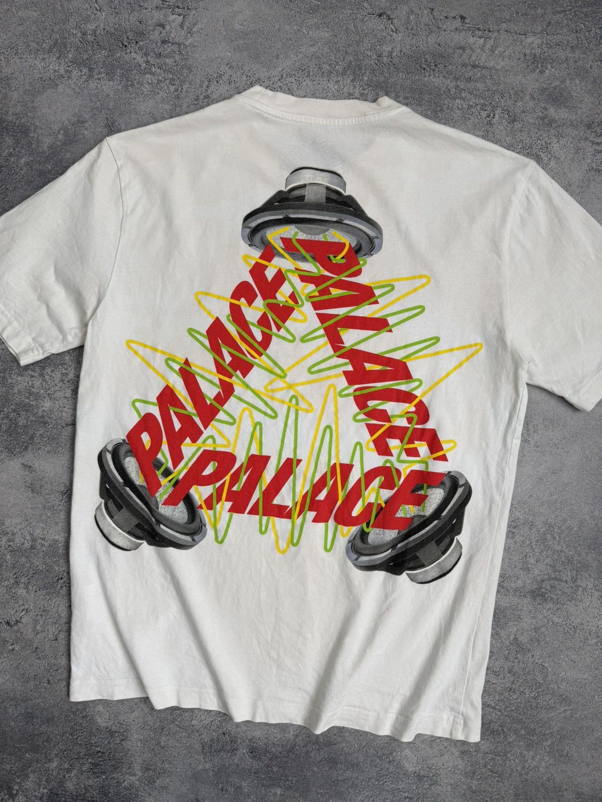 Palace Palace Speaker P-3 Big Logo T-Shirt Skateboards White Tee Size US M / EU 48-50 / 2 - 16 Thumbnail