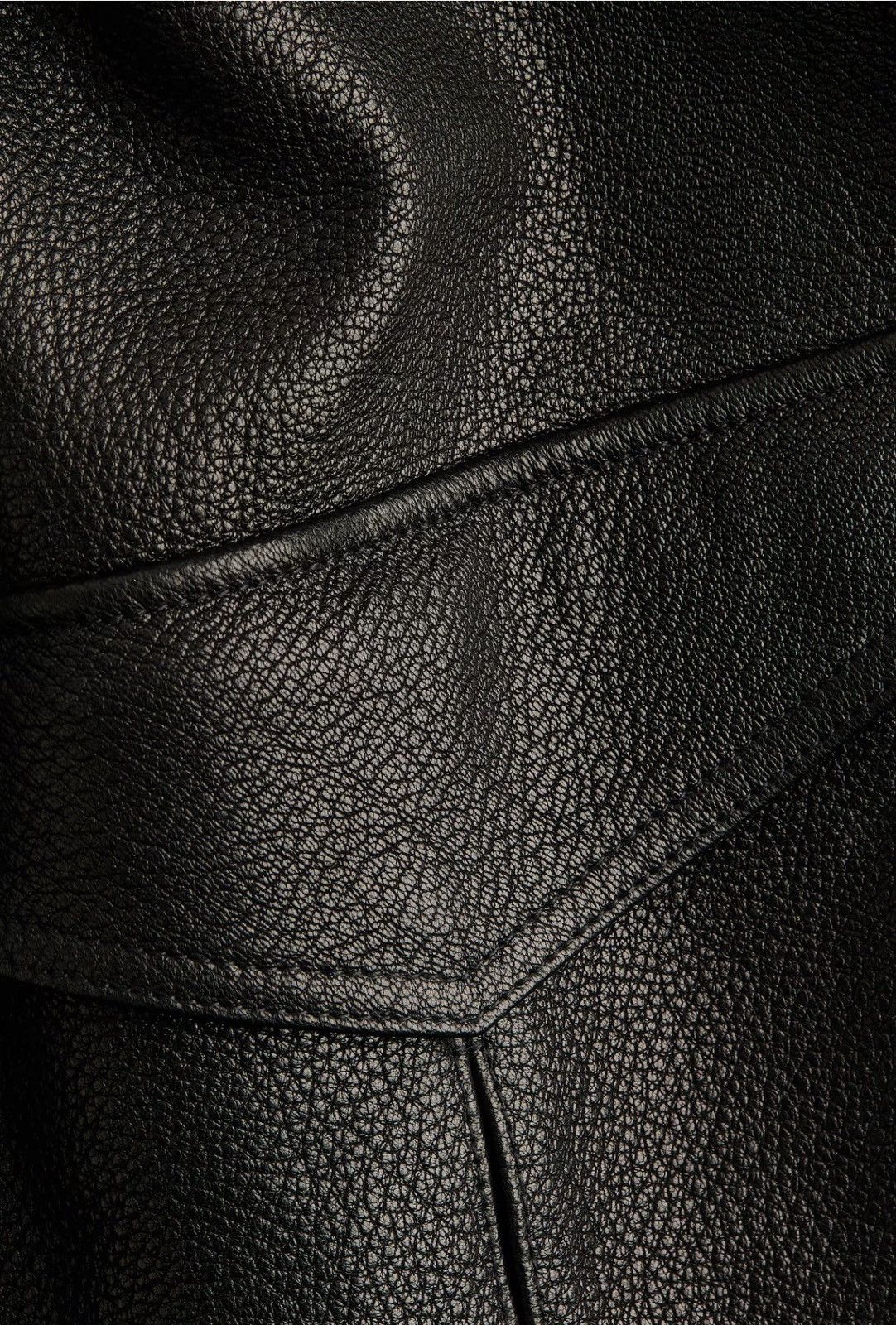 H&M H&M Studio Collection sz XL Black Peplum leather jacket Size XL / US 12-14 / IT 48-50 - 6 Thumbnail