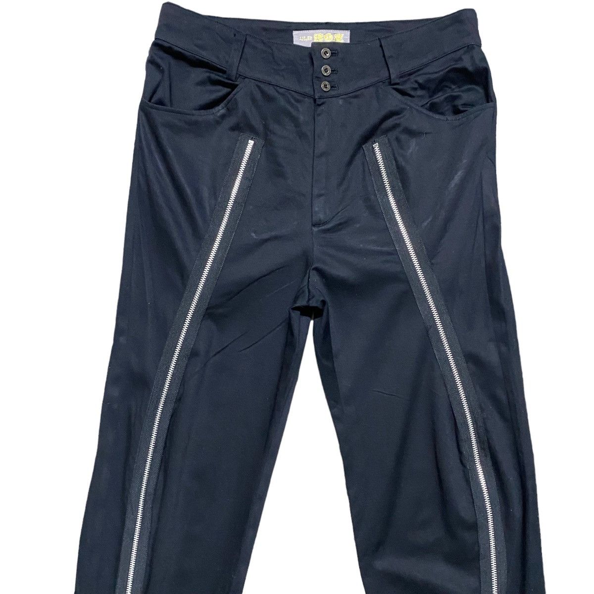 Japanese Brand ATELIER BOZ Long Zipper Gothic Flare Trouser Size 29" - 10 Thumbnail