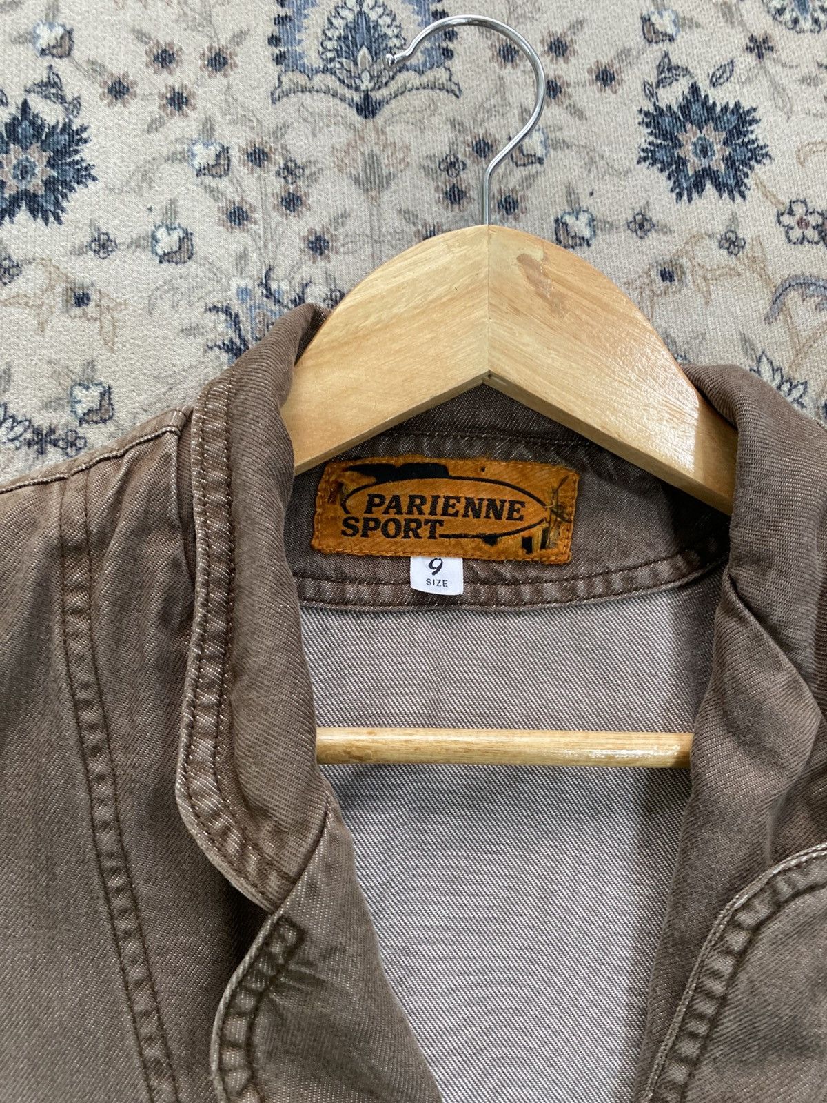 Vintage VINTAGE PARIENNE JACKET COATS BROWN 90s Size L / US 10 / IT 46 - 5 Thumbnail