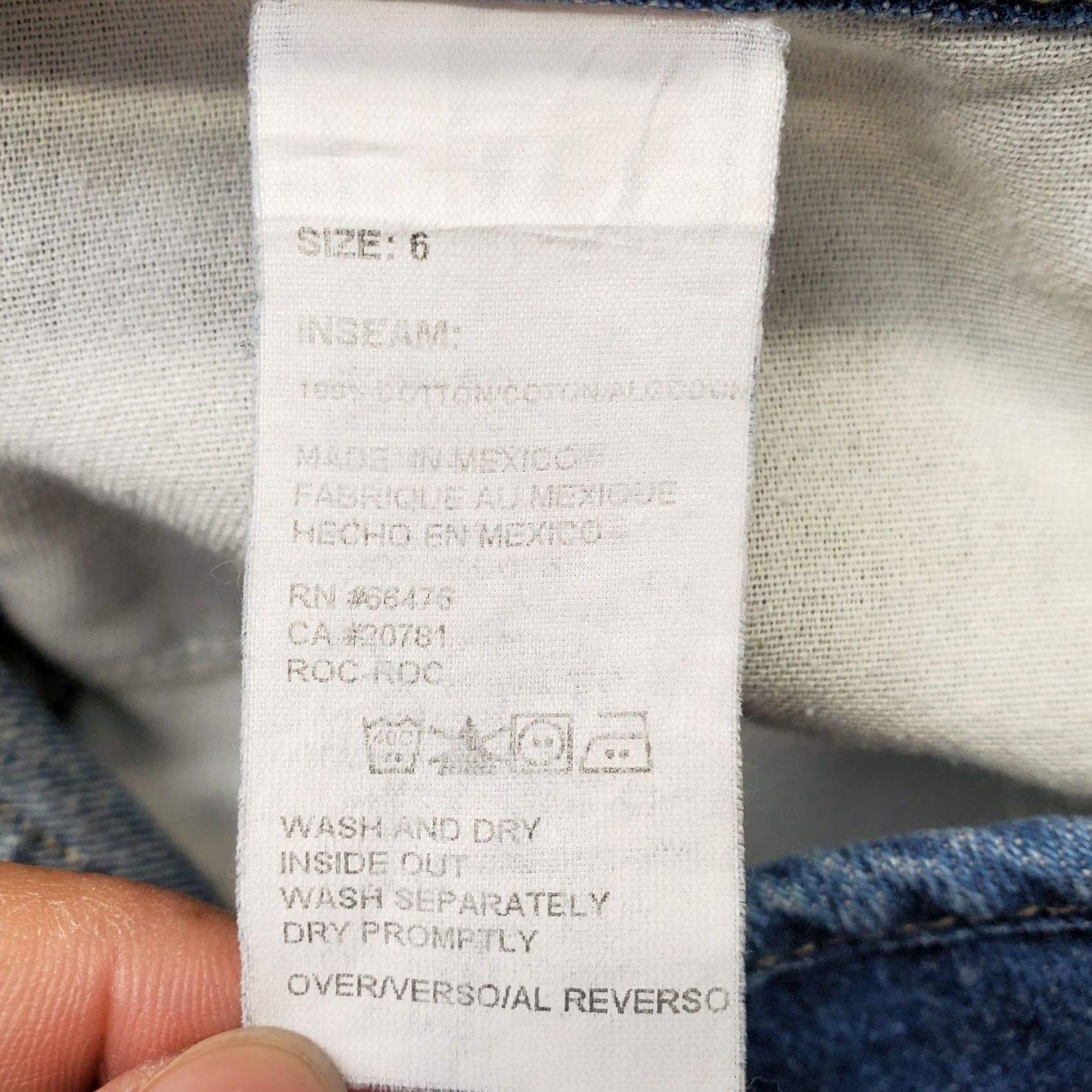 Tommy Hilfiger Tommy Hilfiger Skirt Womens 6 Blue Denim Straight & Pencil 5-Pocket Vented Zip Pockets Size 28" / US 6 / IT 42 - 6 Thumbnail