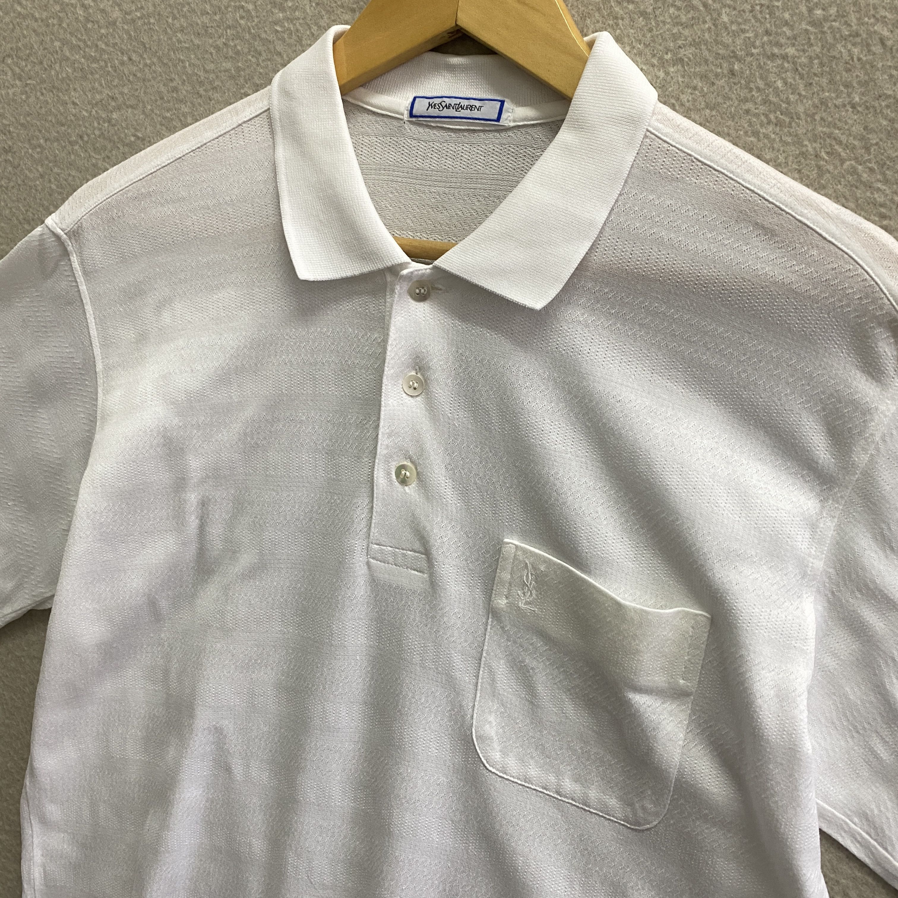 Yves Saint Laurent Vintage Ysl Polo Shirt Size US M / EU 48-50 / 2 - 3 Thumbnail