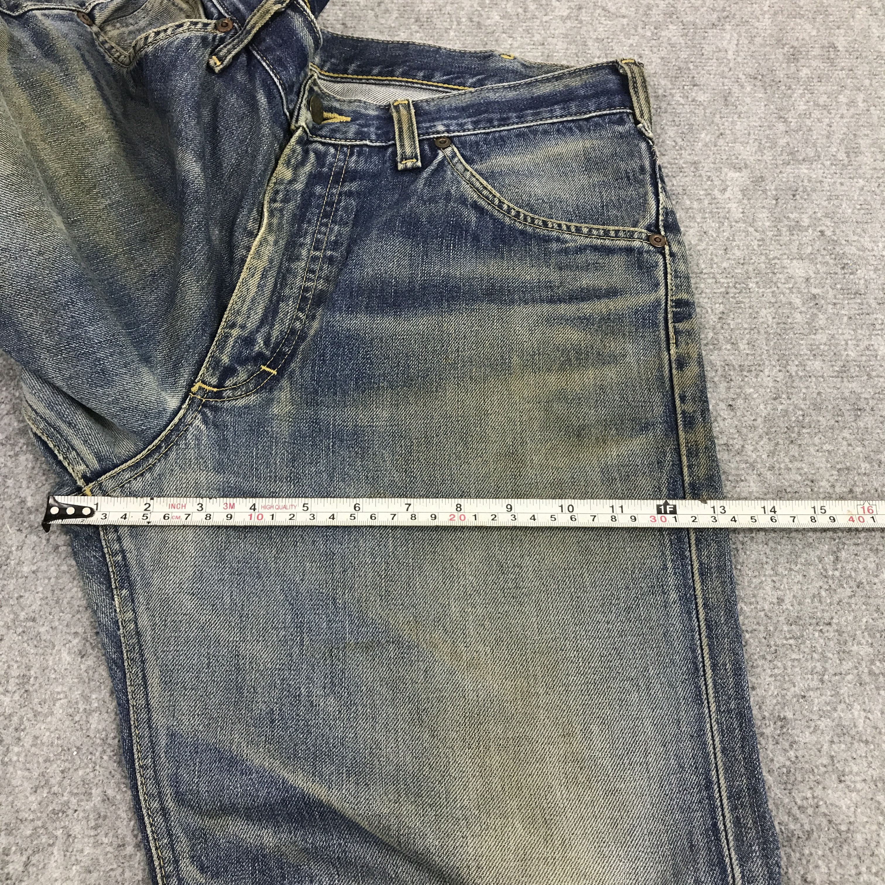 Lee DENIM LEE RIDERS DISTRESSED DENIM PANTS Size US 34 / EU 50 - 5 Thumbnail