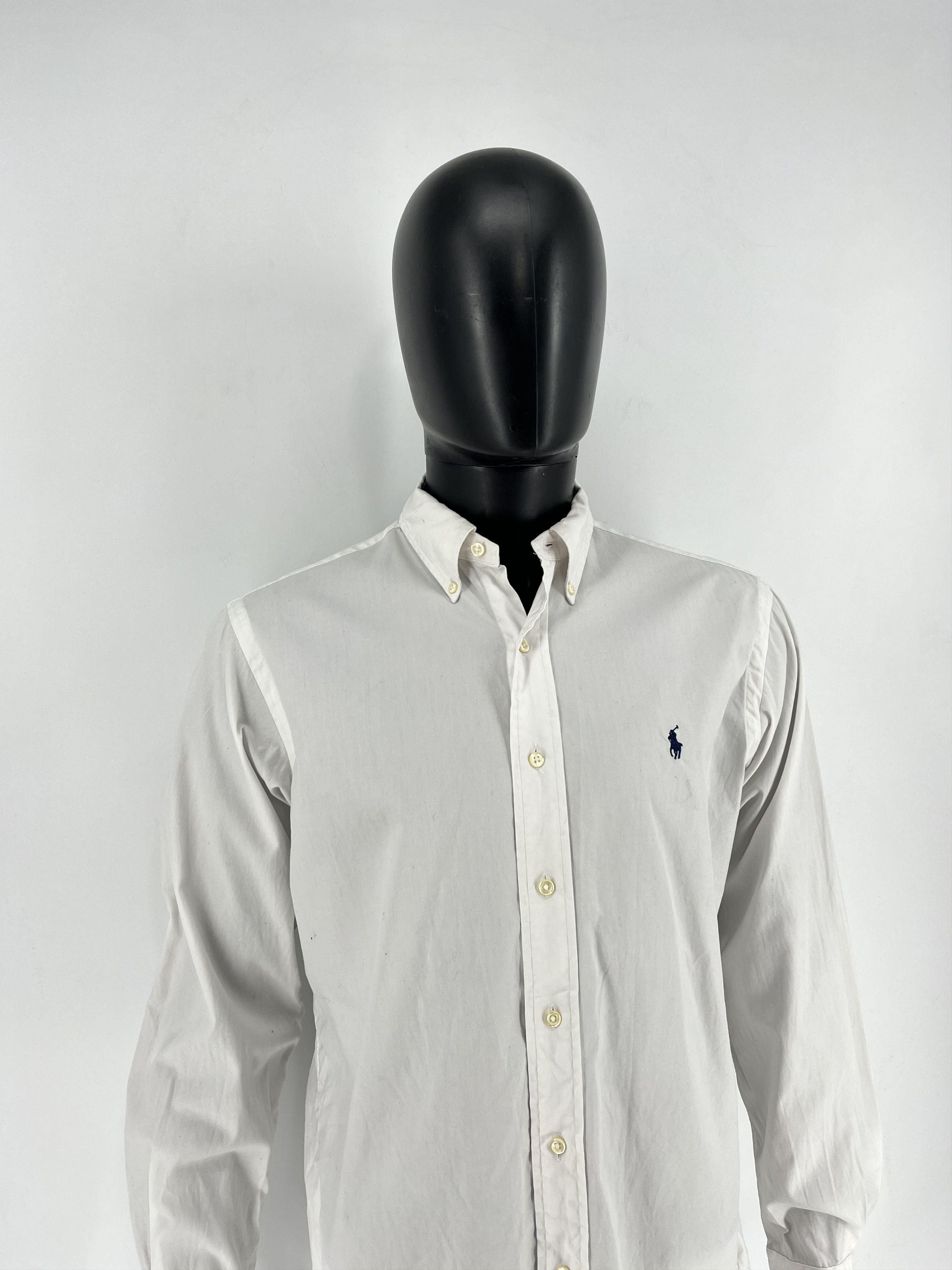 Polo Ralph Lauren × Ralph Lauren × Vintage Vintage White Shirt Polo Ralph Lauren Size XL Rare Size US XL / EU 56 / 4 - 3 Thumbnail