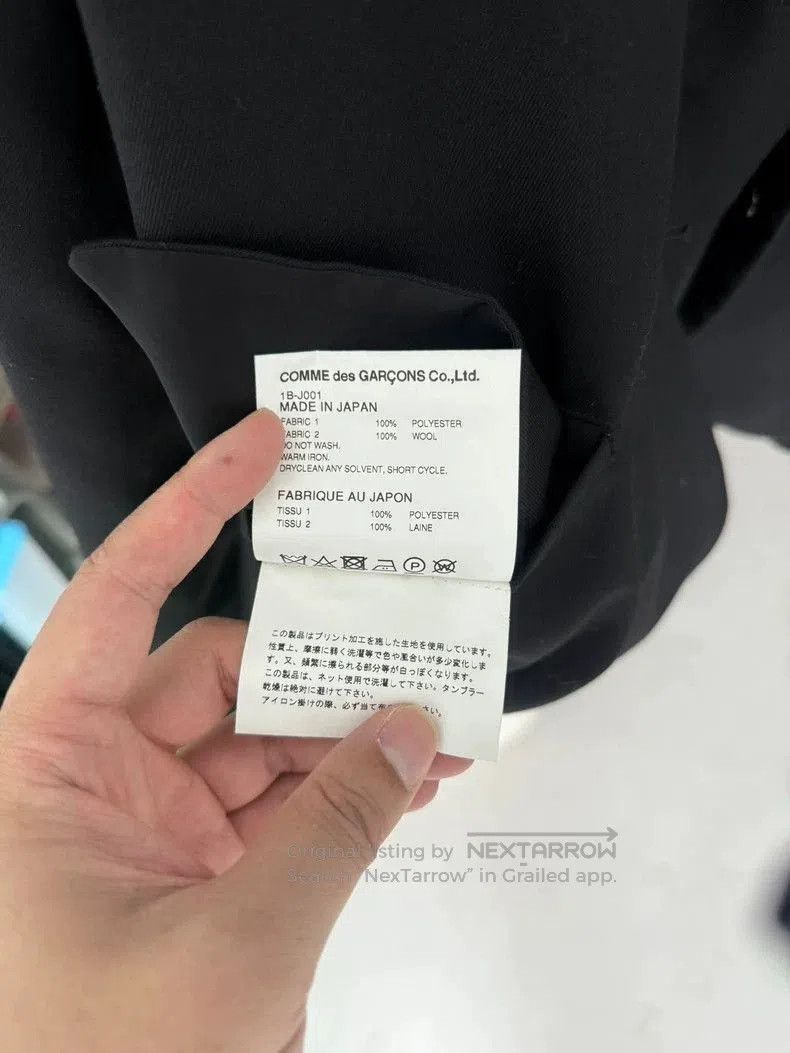 Comme des Garcons CDG BLACK Wool Double. Size US M / EU 48-50 / 2 - 8 Thumbnail