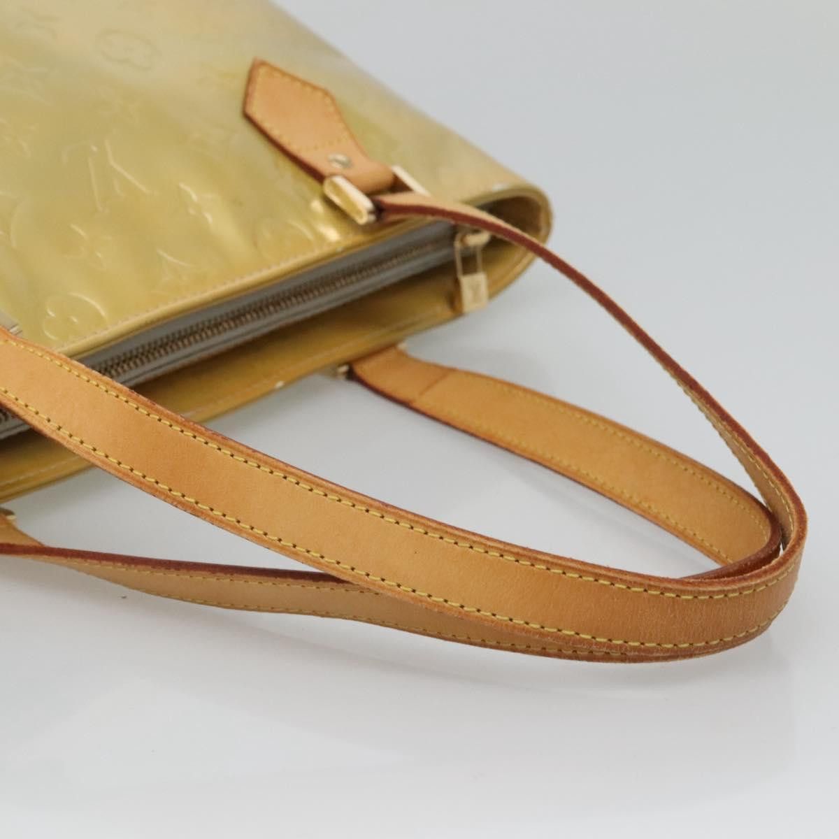 Louis Vuitton LOUIS VUITTON Monogram Vernis Houston Hand Bag Gris M91053 Size ONE SIZE - 7 Thumbnail