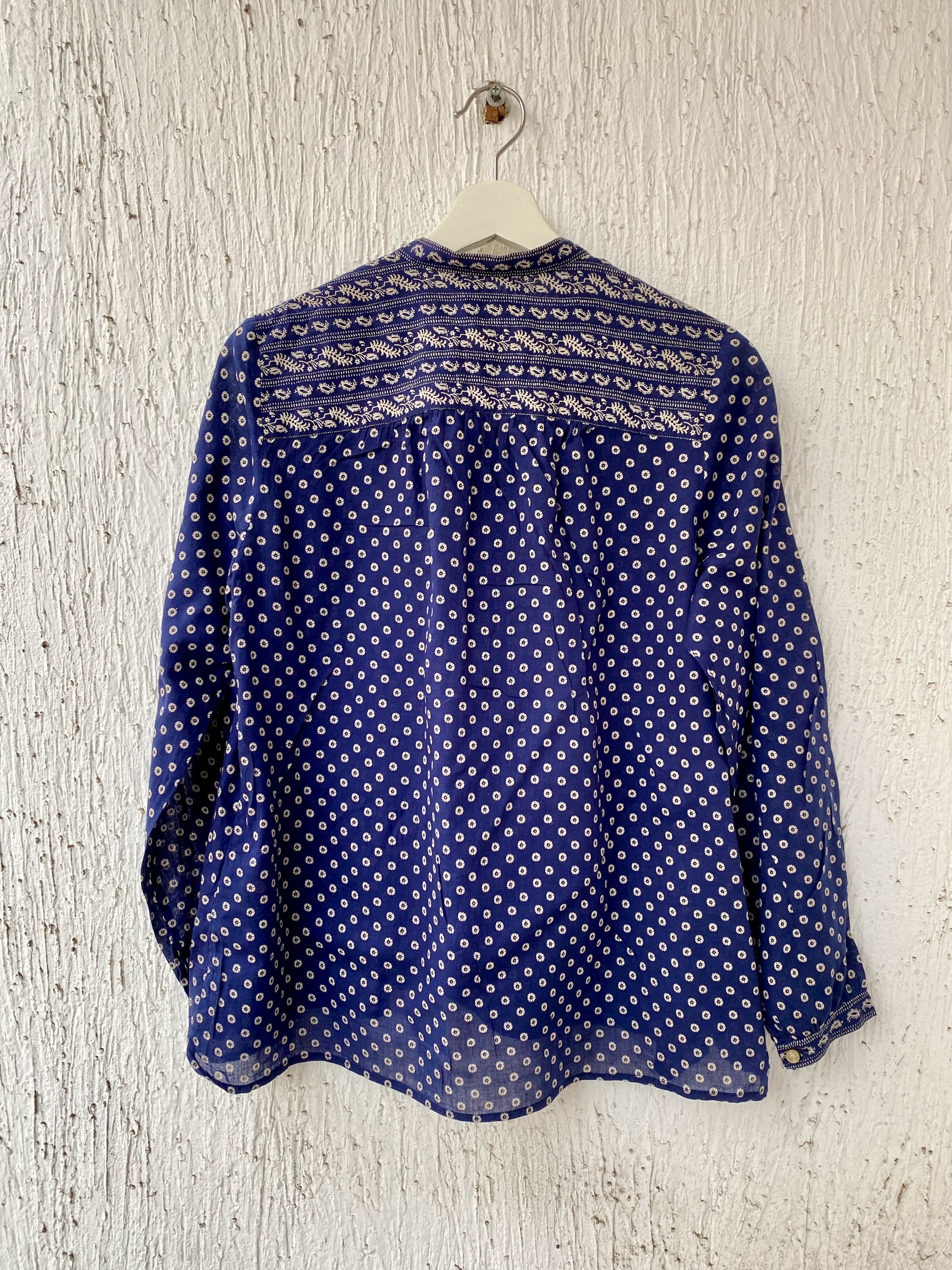 Isabel Marant patterned half button shirt Size US M / EU 48-50 / 2 - 3 Thumbnail