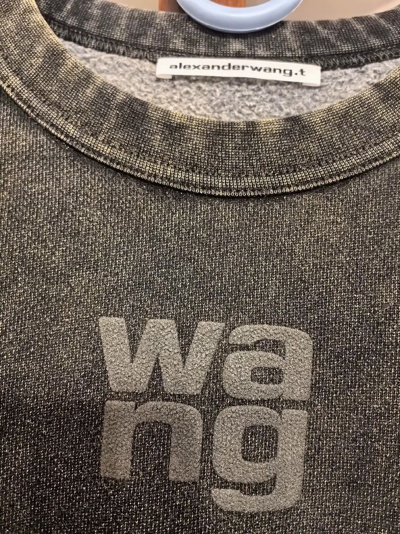 Alexander Wang Alexander Wang Green Shiny Sweatshirt- Size M / US 6-8 / IT 42-44 - 2 Thumbnail