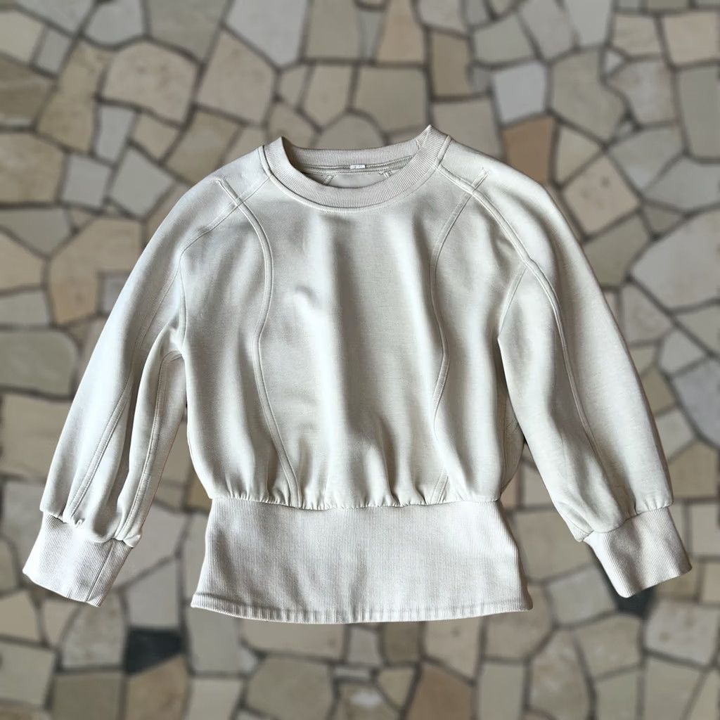 Lululemon Lululemon Women’s Sweatshirt Pullover Long Sleeve Softstreme Ribbed-Hem Size 2 Ivory Casual Size XS / US 0-2 / IT 36-38 - 1 Thumbnail