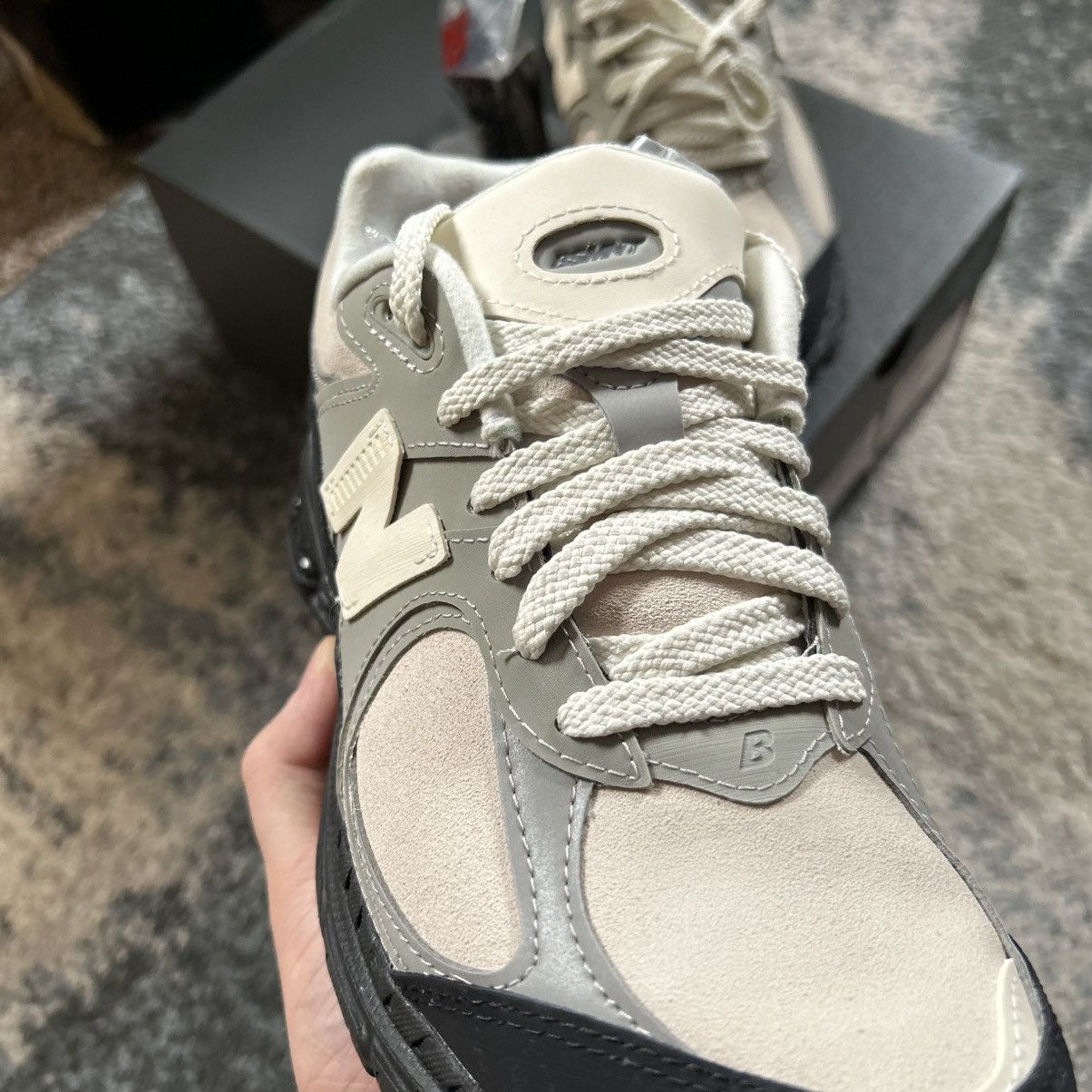 New Balance × The Basement M2002RBA BSMNT LONDON 2002R STONE GREY 3M REFLECTiVE Size US 8 / IT 38 - 4 Thumbnail