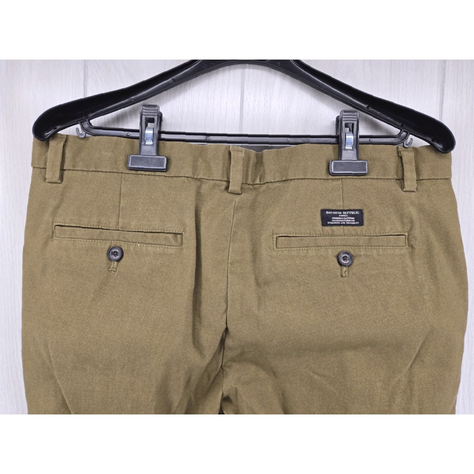 Banana Republic Banana Republic Men’s Chino Pants 35x32 Green Size US 35 - 6 Thumbnail