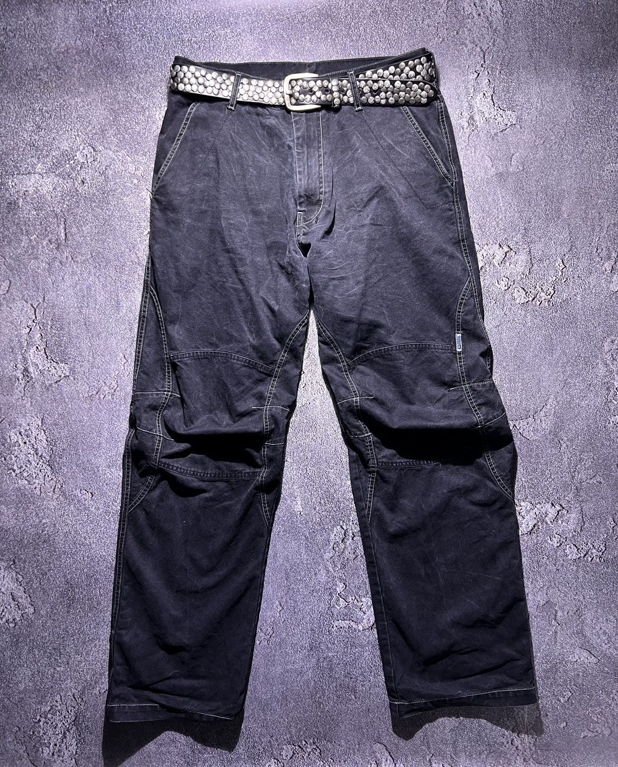 image of Y2K Diesel Work Pants in Dark Stone Wash, Men's (Size 34)