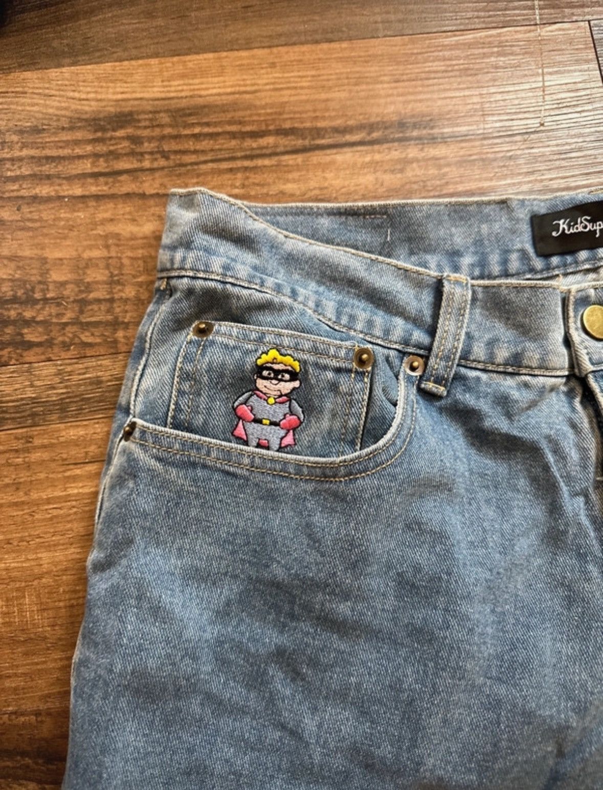 KidSuper Plant pot pocket denim jeans Size US 30 / EU 46 - 3 Thumbnail
