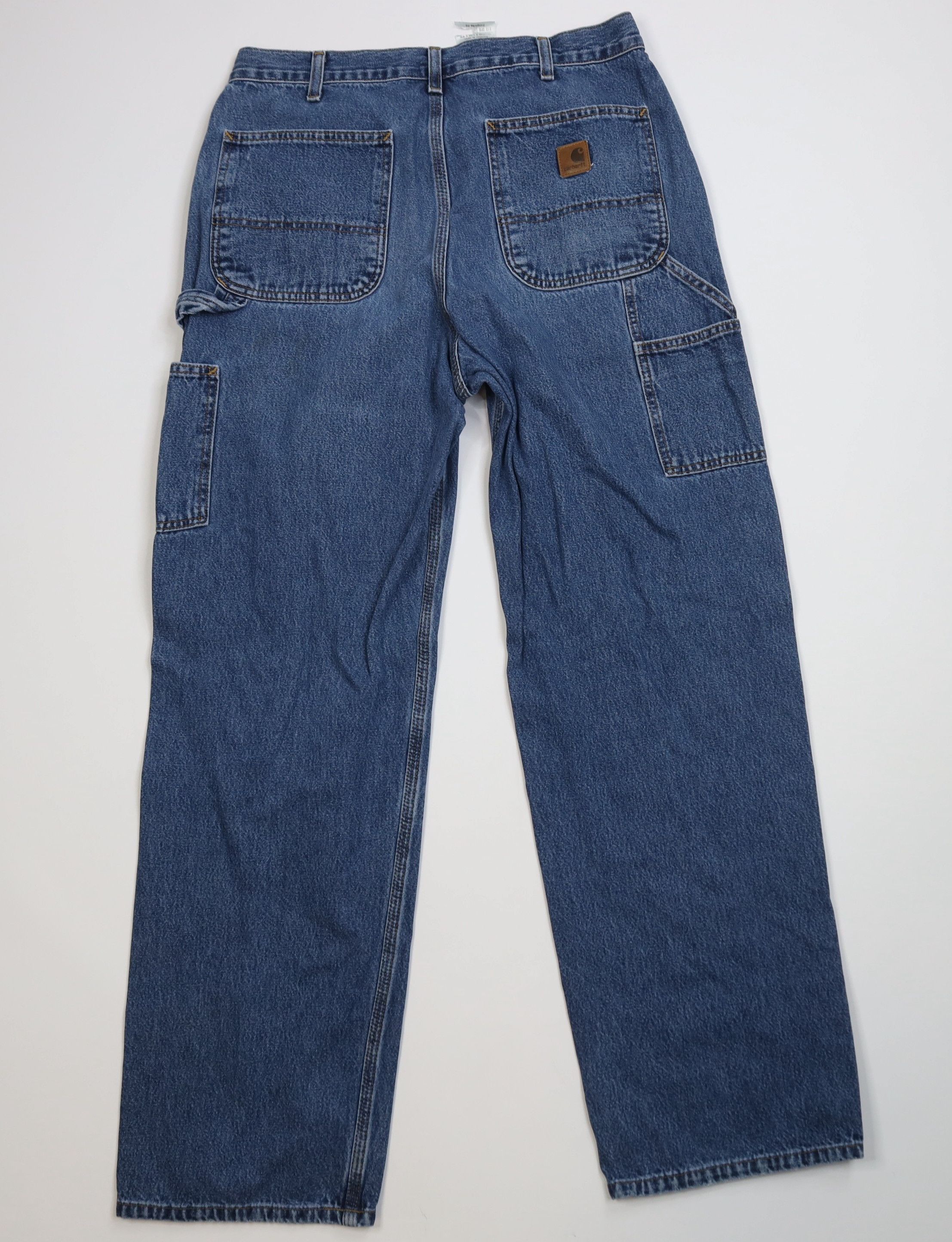 Carhartt Vintage Carhartt Wide Leg Dungaree Denim Jeans Blue Cotton Size US 32 / EU 48 - 8 Thumbnail