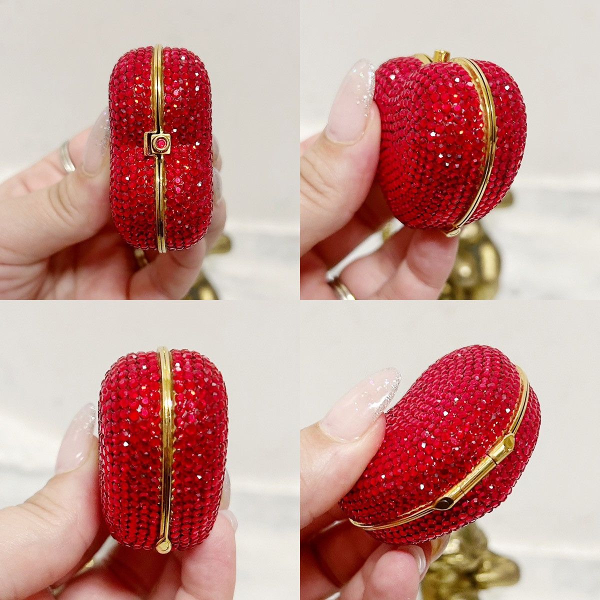 Judith Leiber Authentic Judith Leiber Crystal Strass Heart & Soul Pill Box Size ONE SIZE - 6 Thumbnail