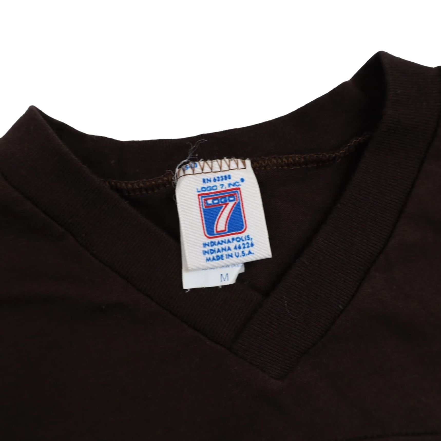 Vintage VINTAGE Cleveland Browns T-Shirt Logo 7 Mens Medium Brown Graphic Shirt Size US M / EU 48-50 / 2 - 5 Thumbnail