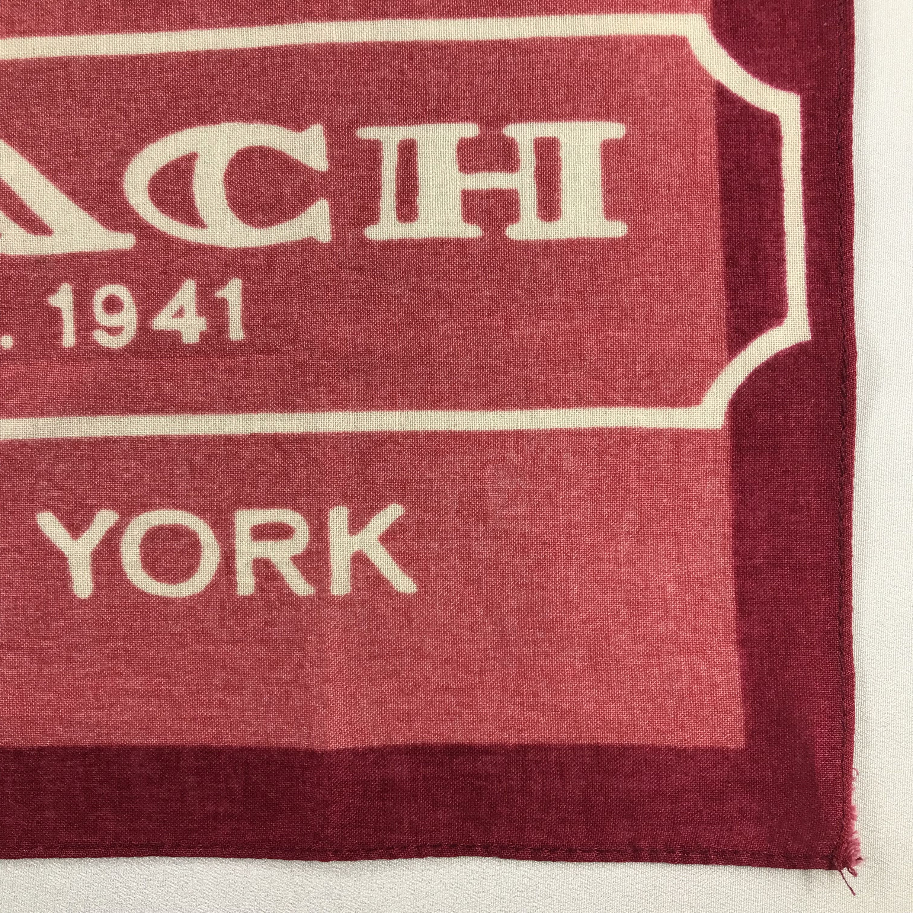Coach Coach Handkerchief / Bandana / Neckerchief C671 Size ONE SIZE - 5 Thumbnail