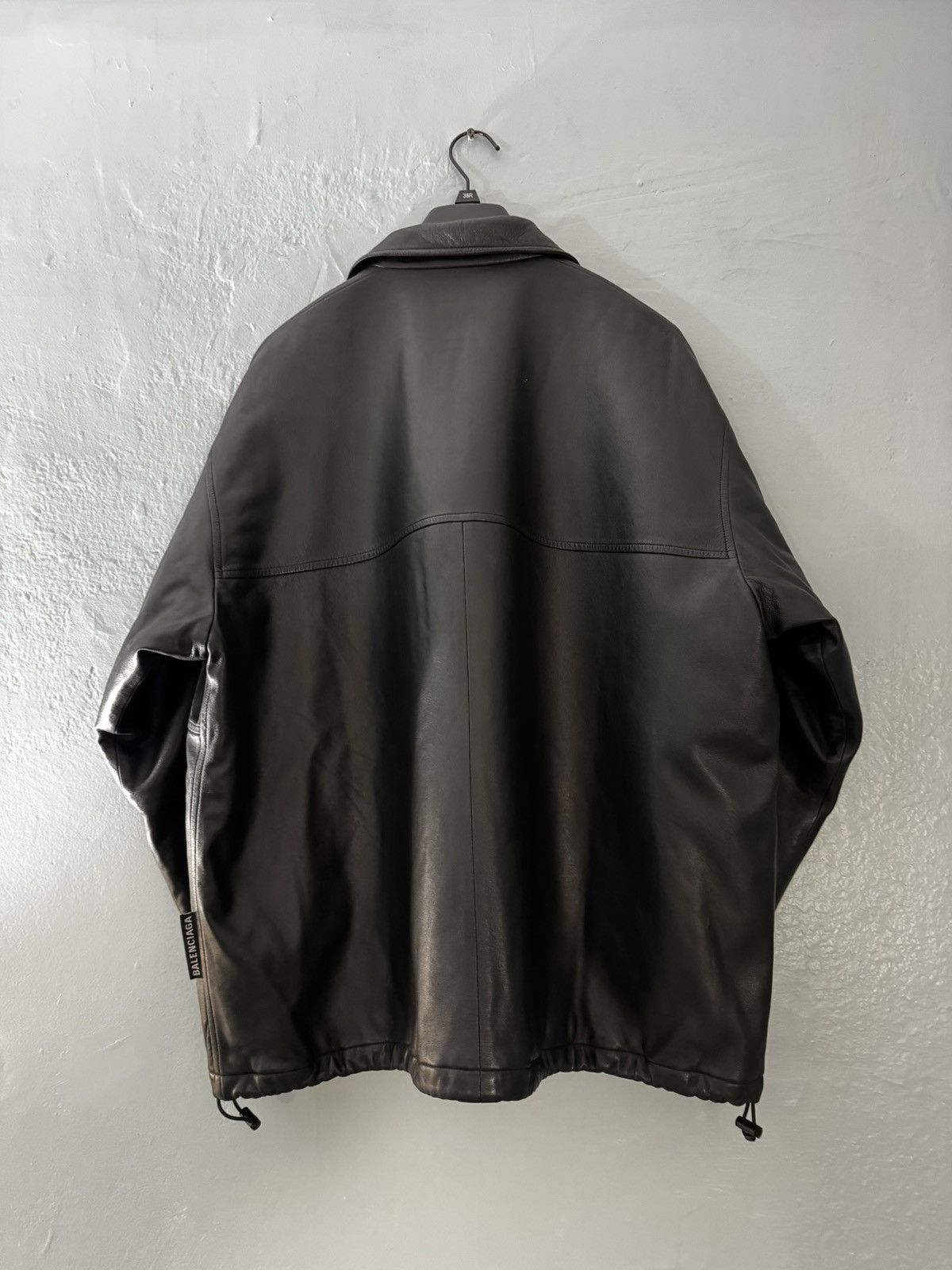 Balenciaga Lamb Leather Red Quilted Zip Up Jacket Size US M / EU 48-50 / 2 - 2 Thumbnail