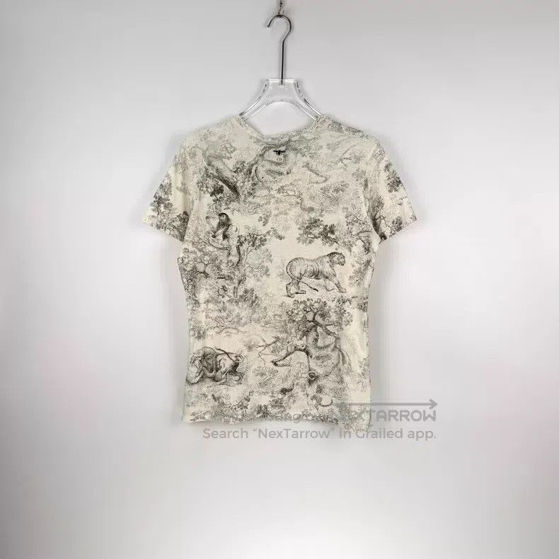 Dior Dior White zoo short sleeves Size L / US 10 / IT 46 - 4 Thumbnail