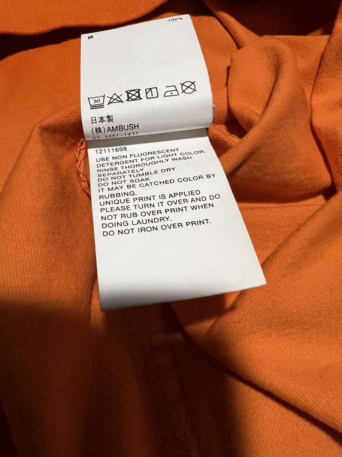 Ambush Design Ambush Design XL Logo Tee Size US M / EU 48-50 / 2 - 4 Thumbnail