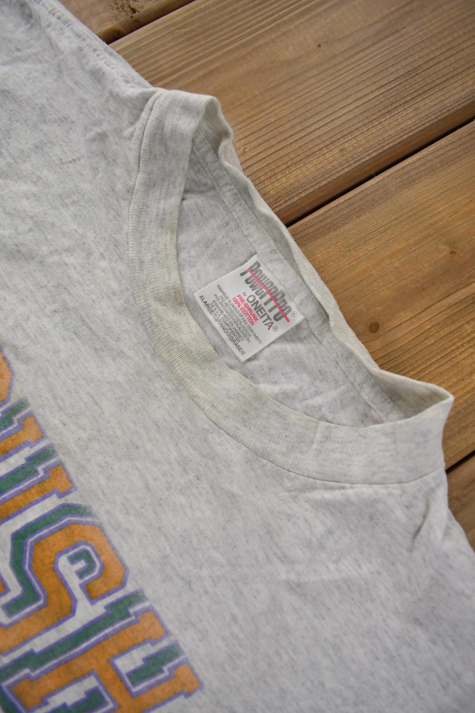 Vintage 1990s Rush Limbaugh Collegiate Graphic T-Shirt XL