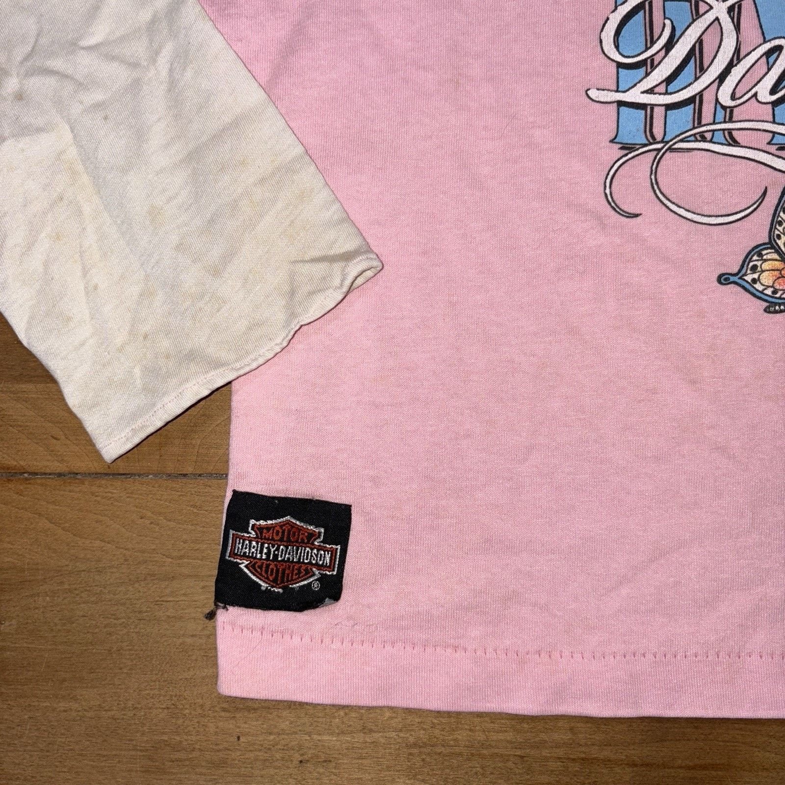 Harley Davidson Vintage 80s Harley Davidson Baby Tee Crop Top T Shirt 3D Size XS / US 0-2 / IT 36-38 - 4 Thumbnail