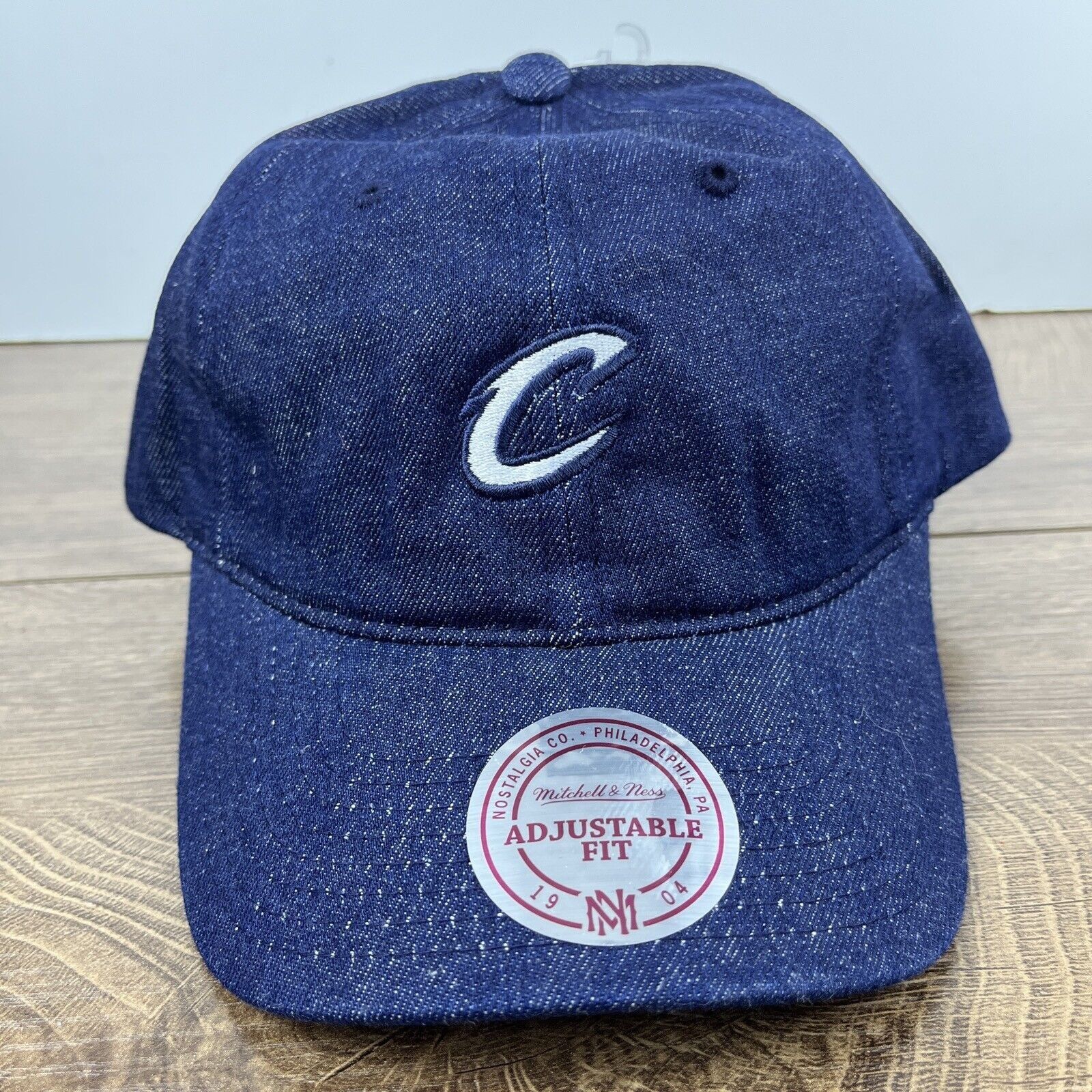 Mitchell & Ness Cleveland Cavaliers NBA Hat Mitchell & Ness Blue Hat Adjusta Size ONE SIZE - 3 Thumbnail